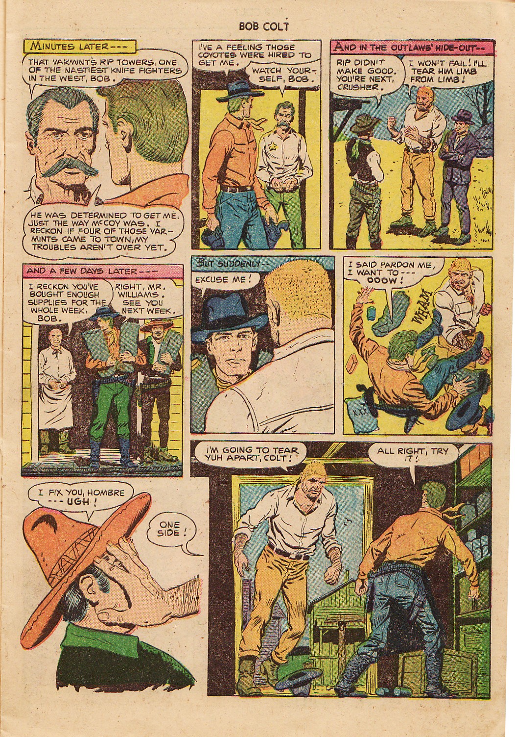 Read online Bob Colt Western comic -  Issue #7 - 11