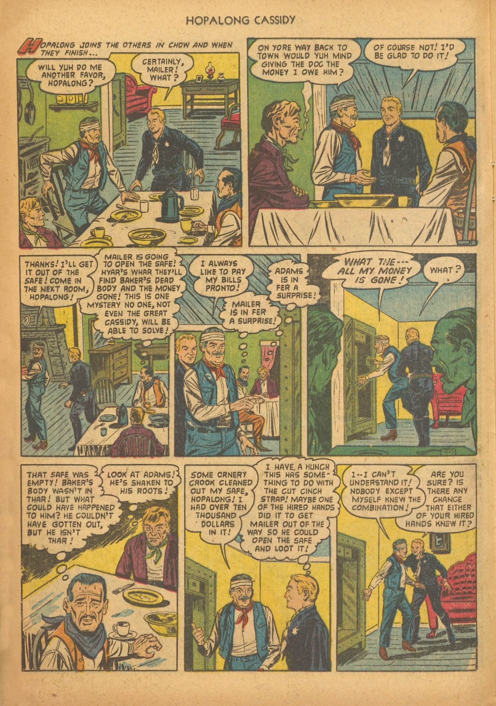 Read online Hopalong Cassidy comic -  Issue #78 - 12