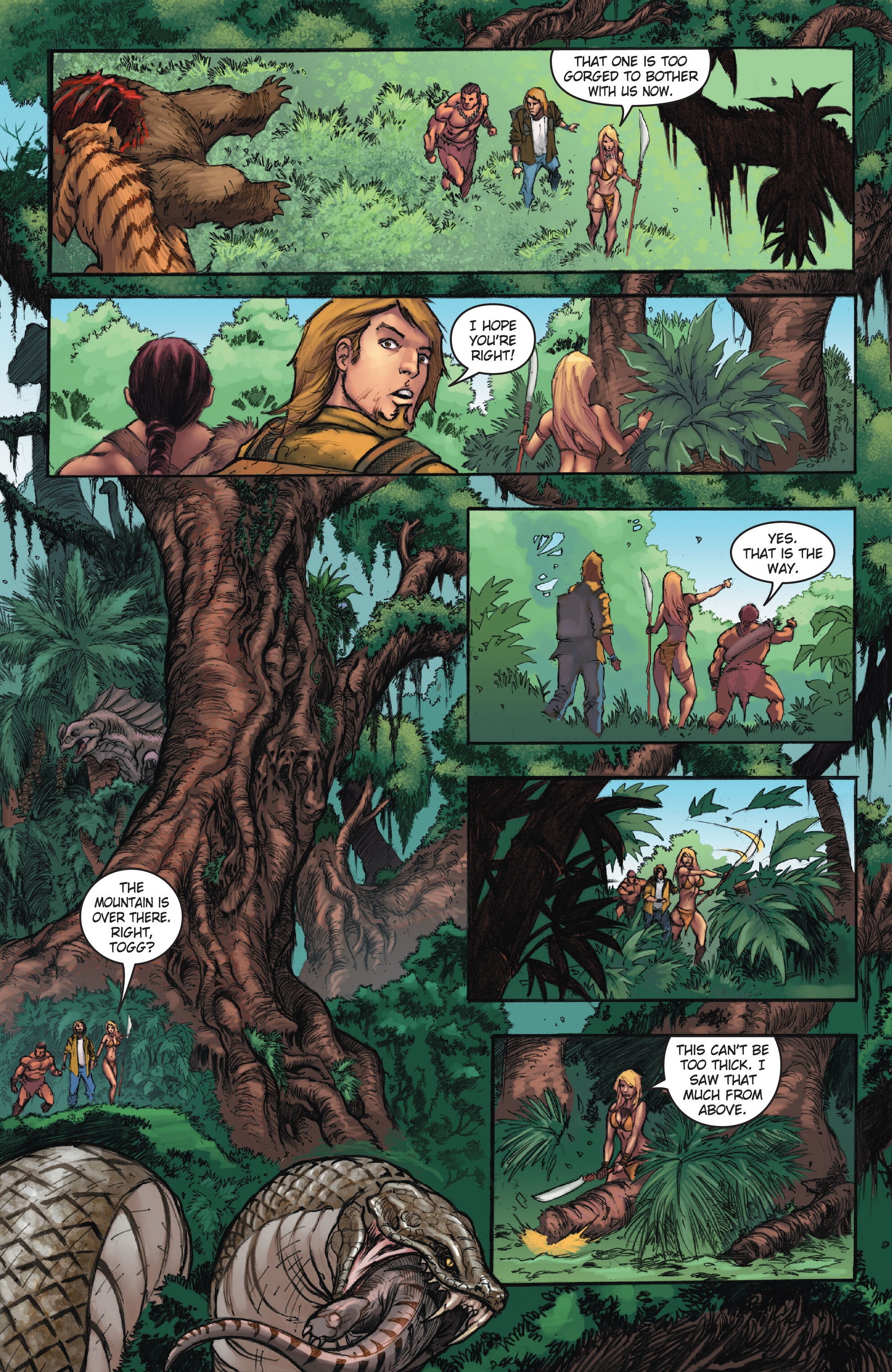 Read online Frank Cho's Jungle Girl: The Complete Omnibus comic -  Issue # TPB (Part 2) - 55