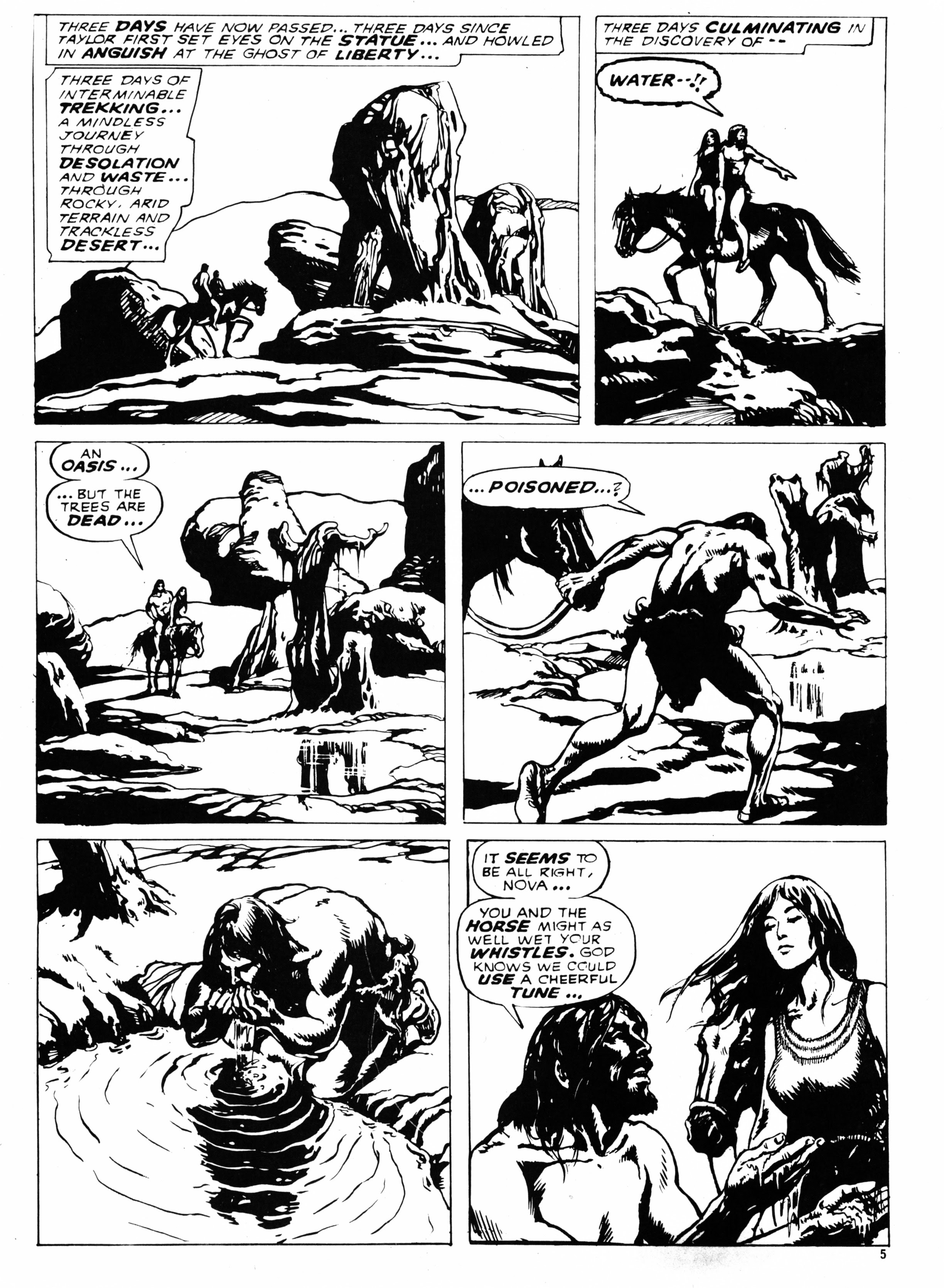 Read online Planet of the Apes (1974) comic -  Issue #35 - 5