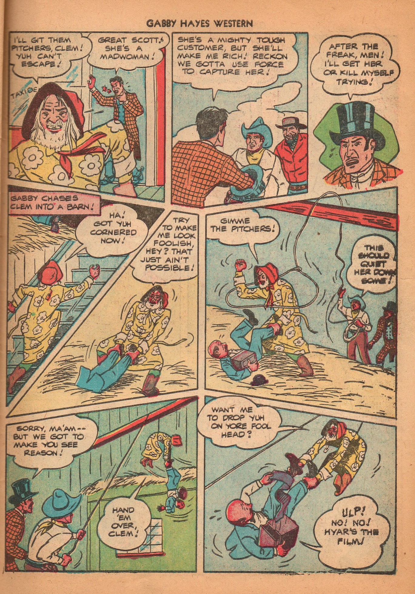 Read online Gabby Hayes Western comic -  Issue #7 - 27