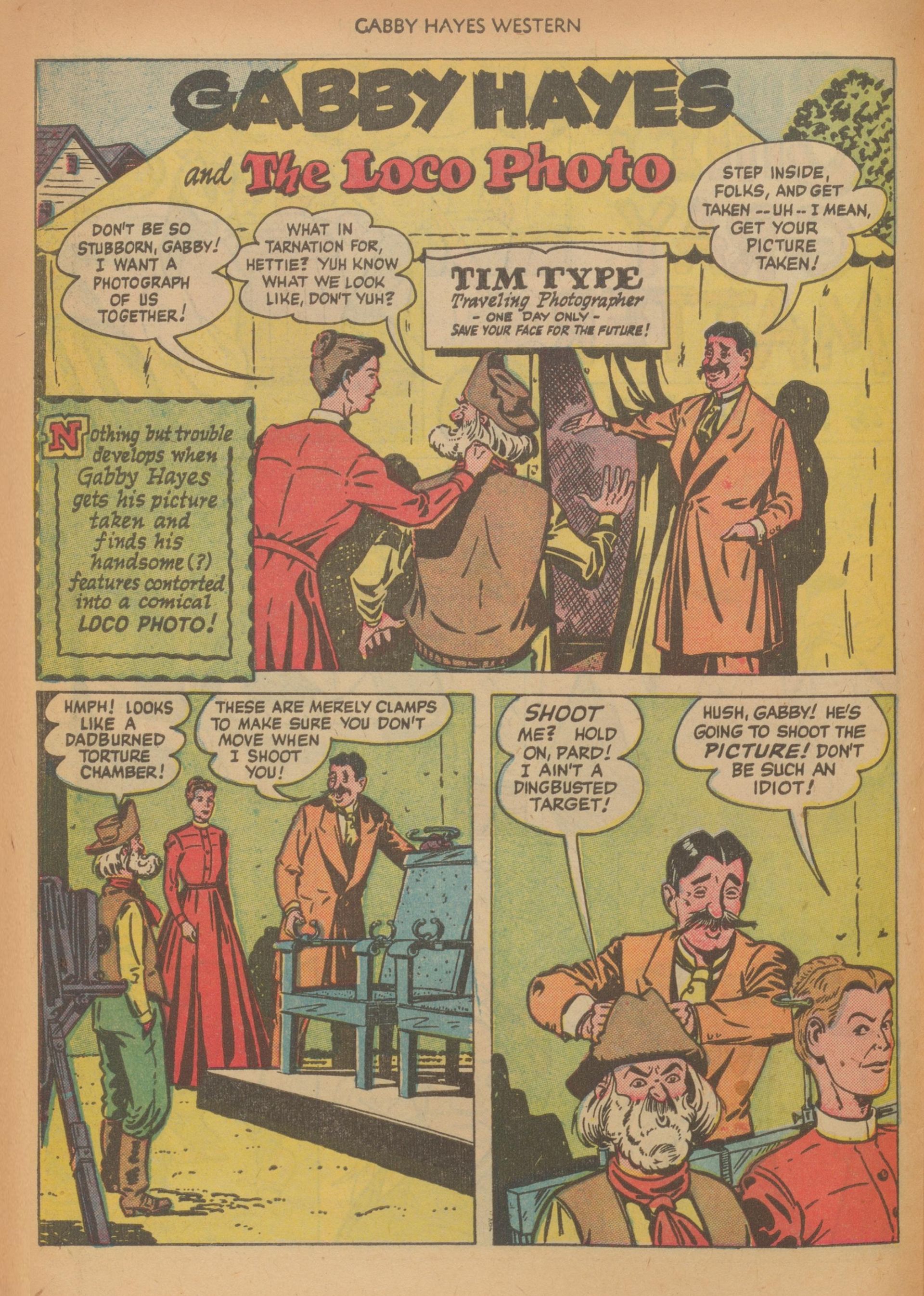 Read online Gabby Hayes Western comic -  Issue #29 - 22