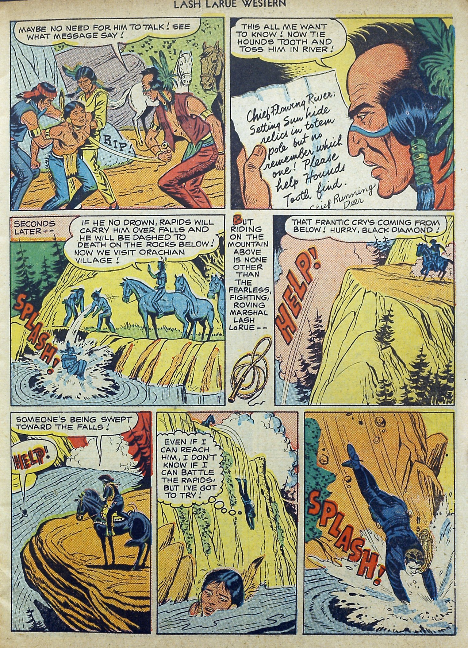 Read online Lash Larue Western (1949) comic -  Issue #11 - 7
