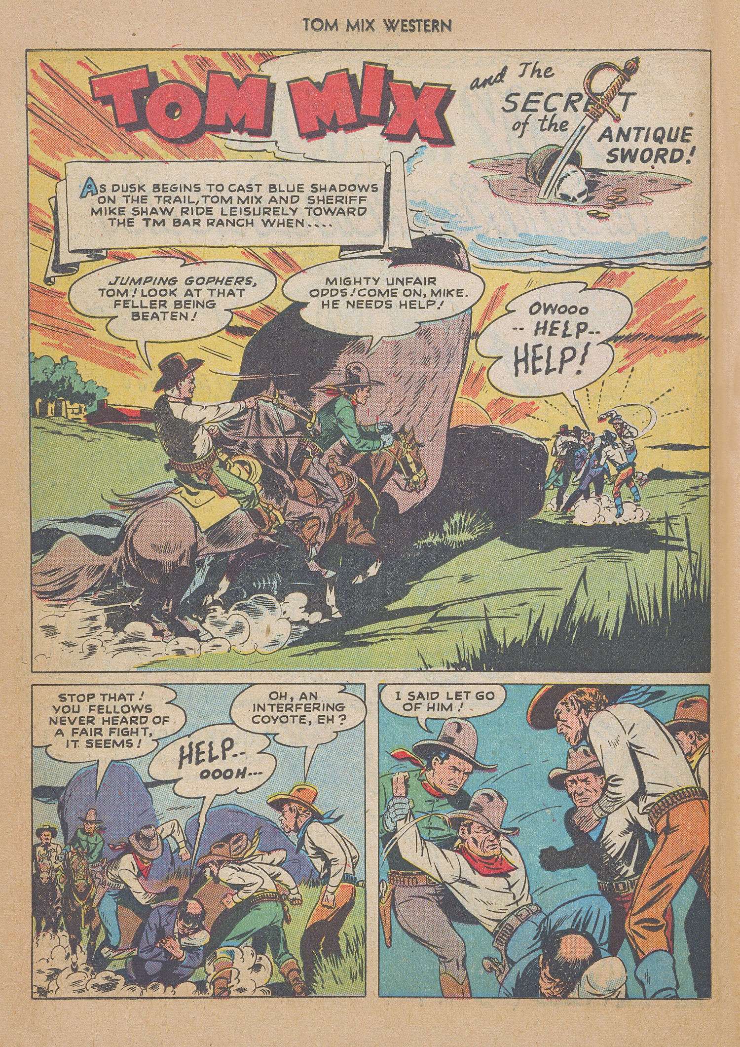Read online Tom Mix Western (1948) comic -  Issue #12 - 42