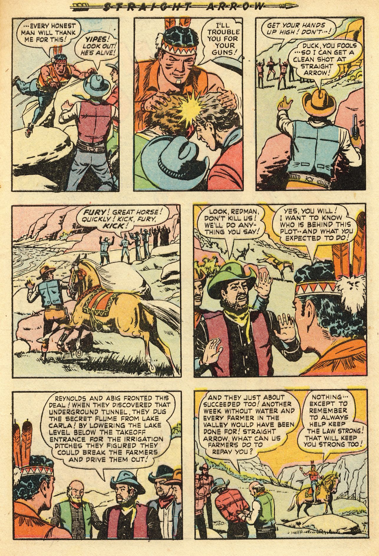 Read online Straight Arrow comic -  Issue #15 - 9