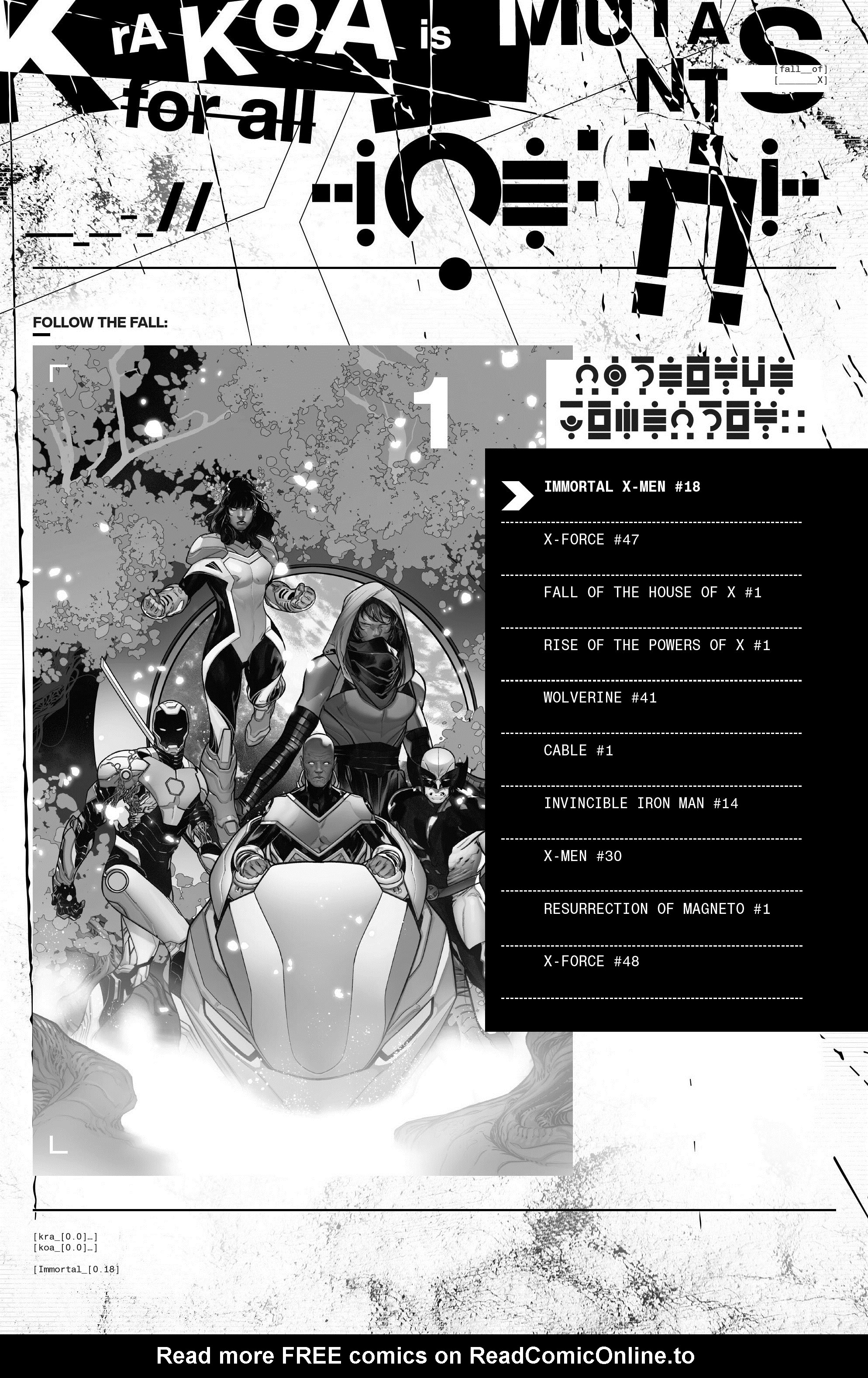 Read online Immortal X-Men comic -  Issue #18 - 25