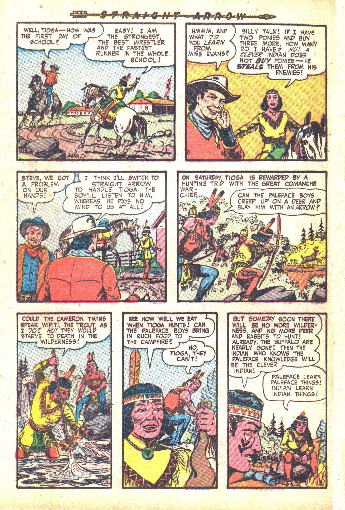 Read online Straight Arrow comic -  Issue #35 - 20