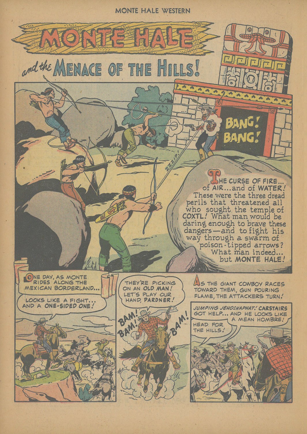 Read online Monte Hale Western comic -  Issue #45 - 19