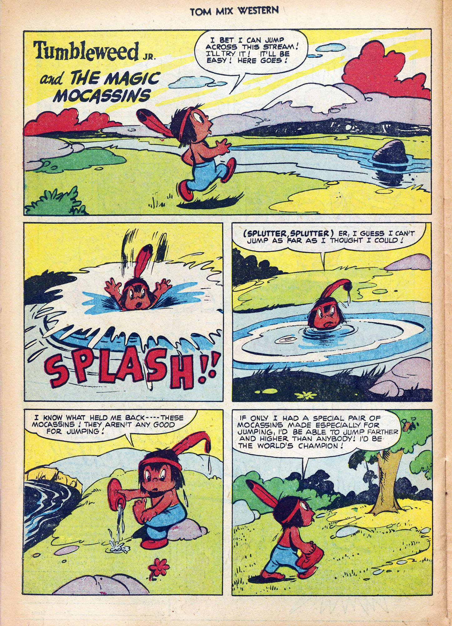 Read online Tom Mix Western (1948) comic -  Issue #42 - 38