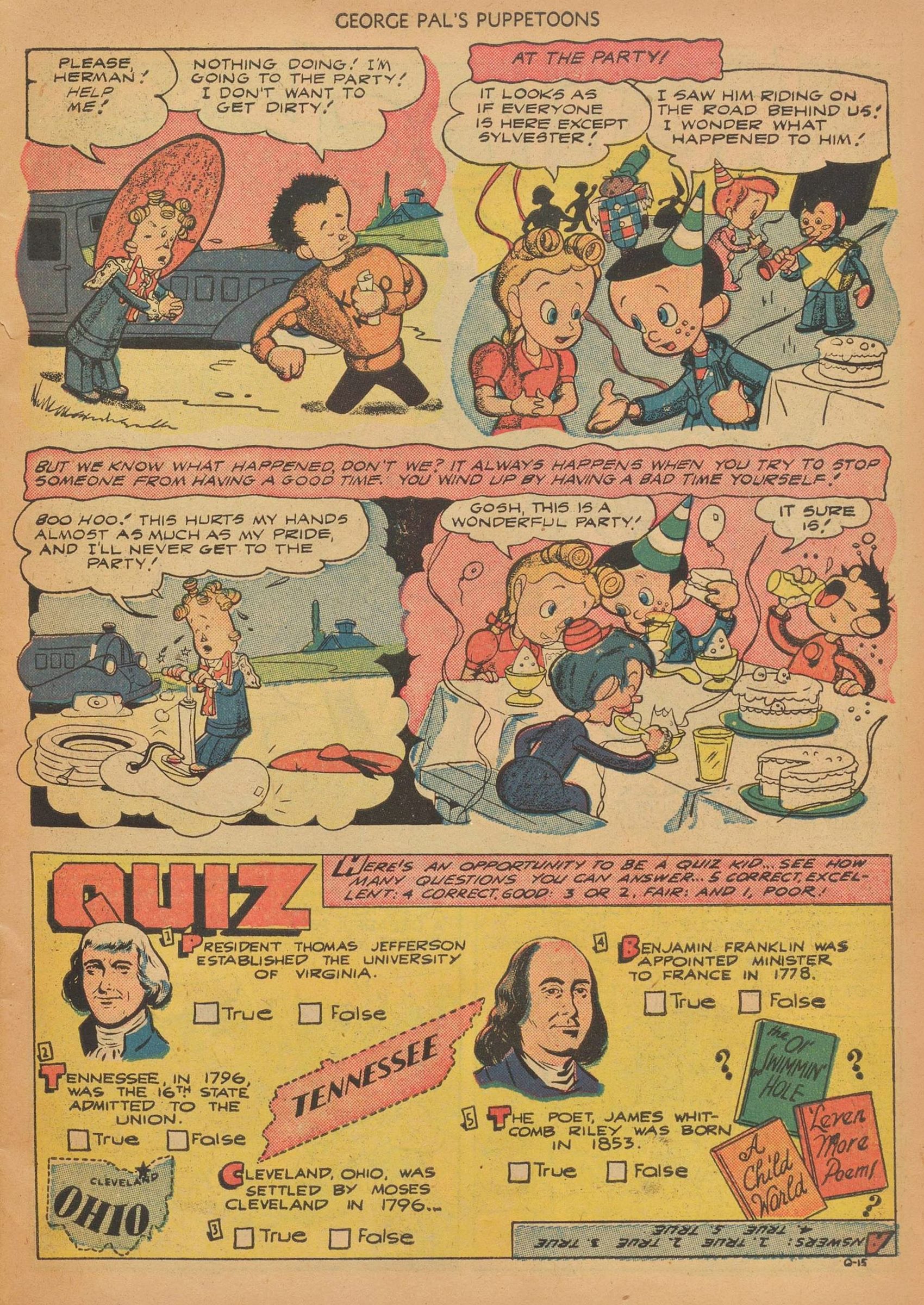 Read online George Pal's Puppetoons comic -  Issue #19 - 7