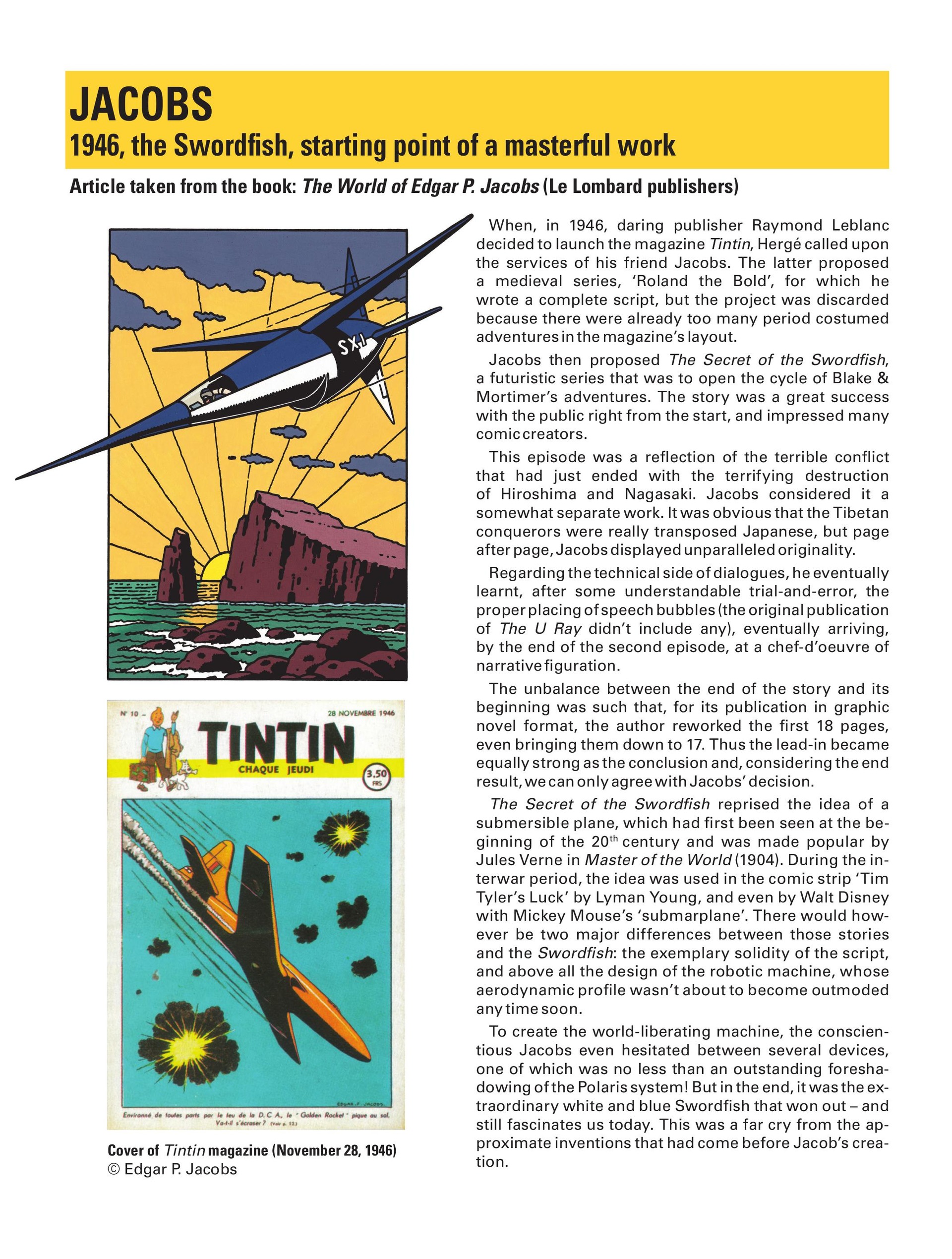 Read online Before Blake & Mortimer comic -  Issue #1 - 53