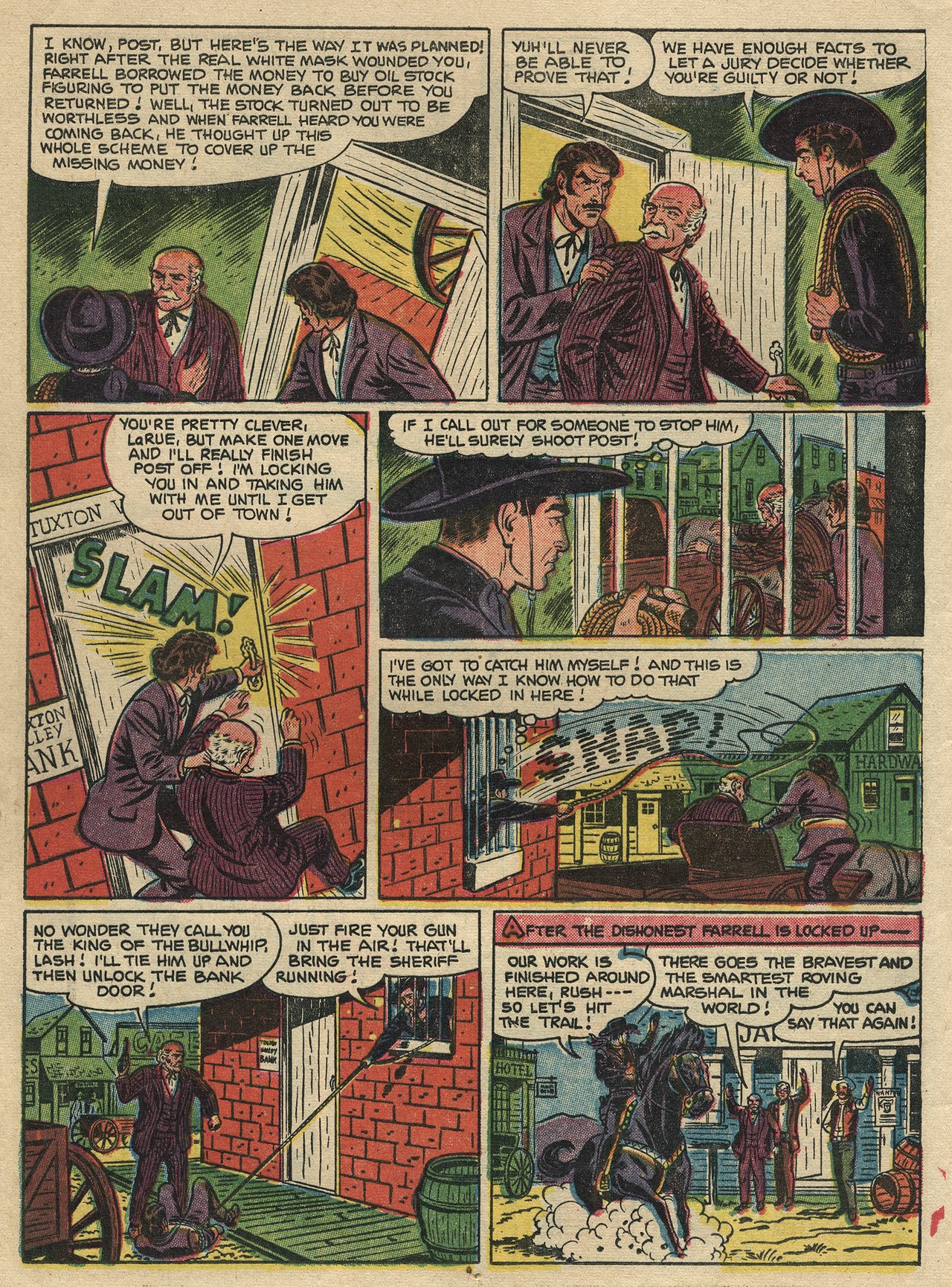 Read online Lash Larue Western (1949) comic -  Issue #54 - 12