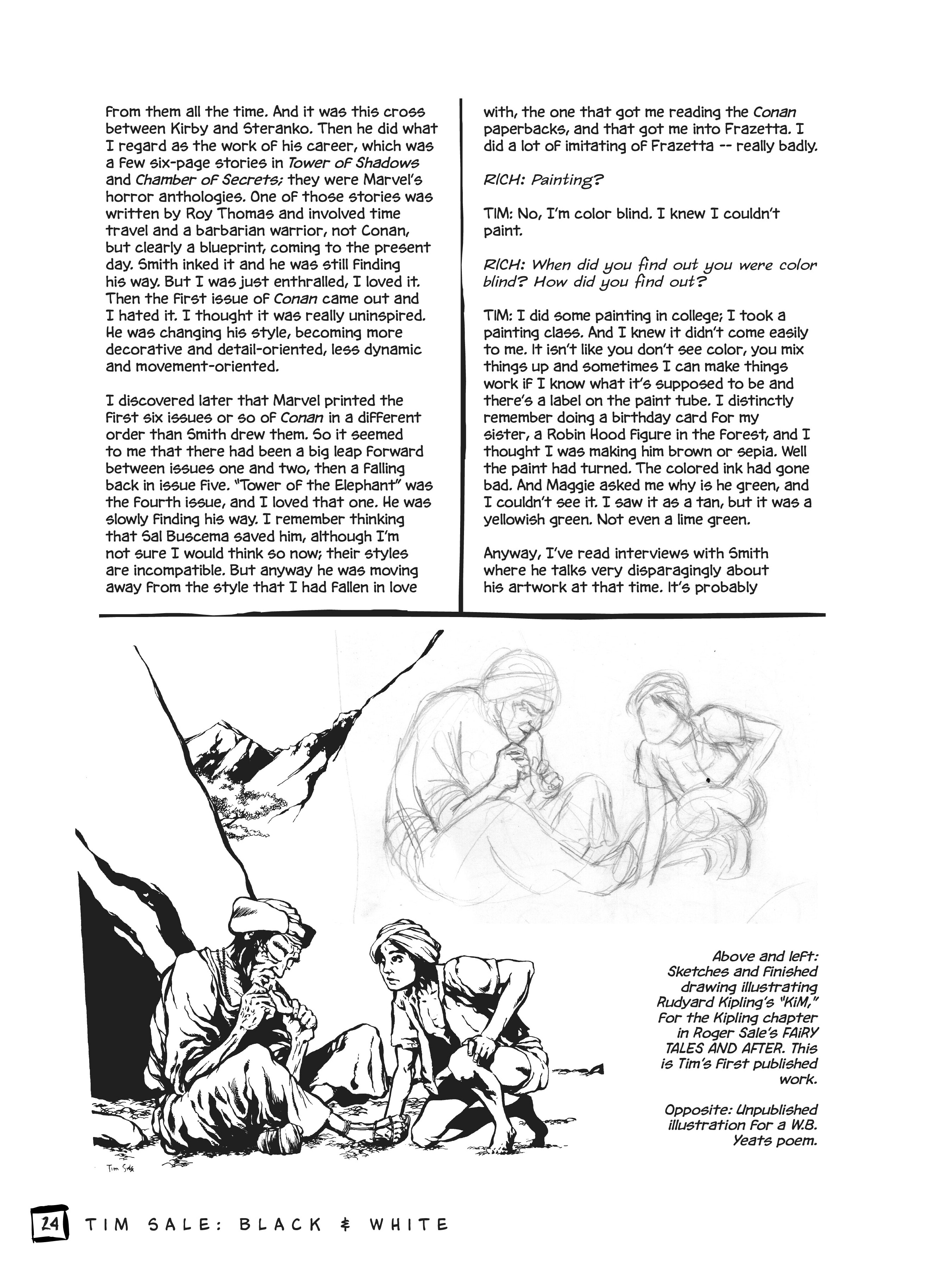 Read online Drawing Heroes in the Backyard: Tim Sale Black and White, Revised and Expanded comic -  Issue # TPB (Part 1) - 18