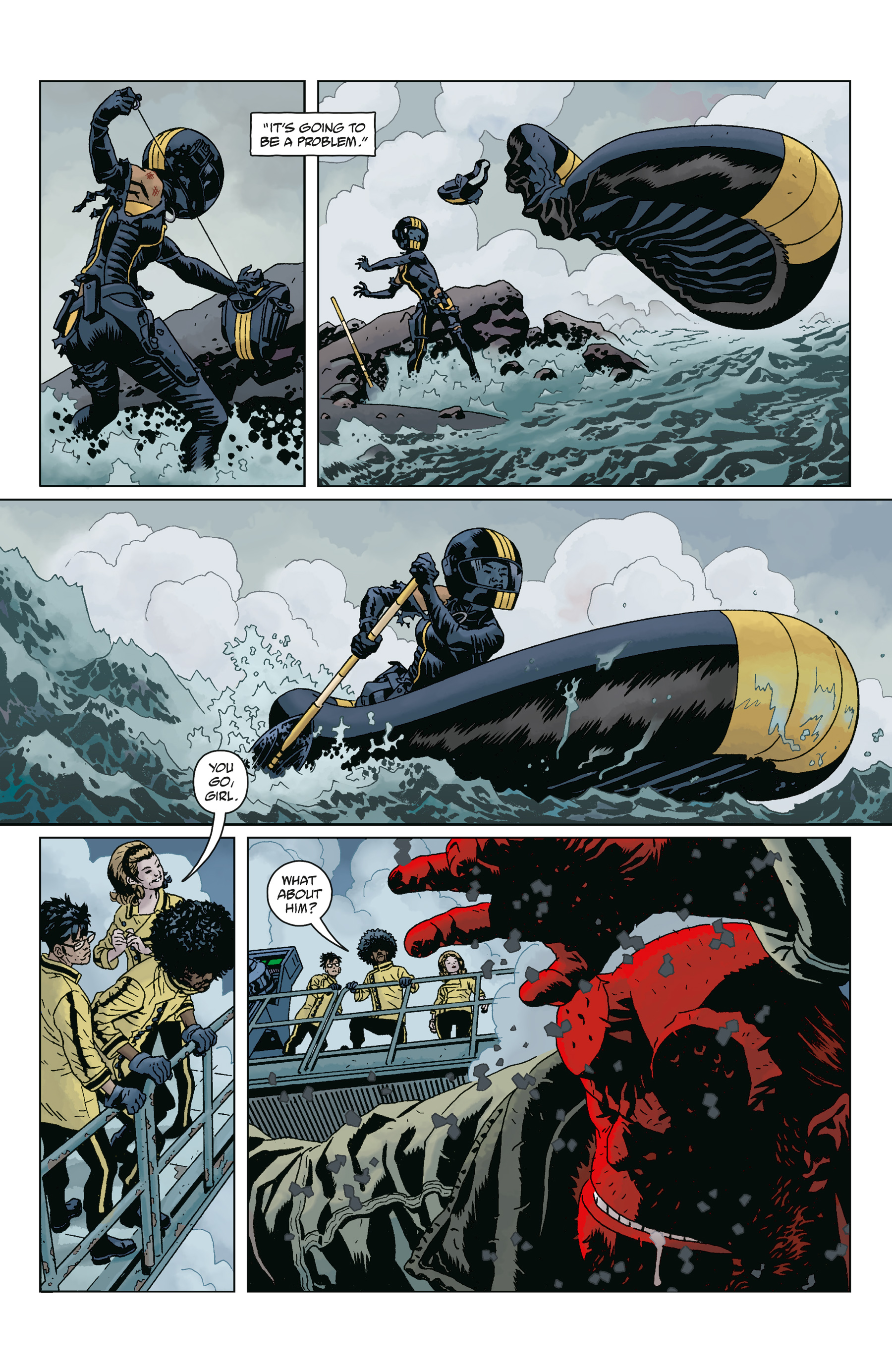 Read online Giant Robot Hellboy comic -  Issue #3 - 17