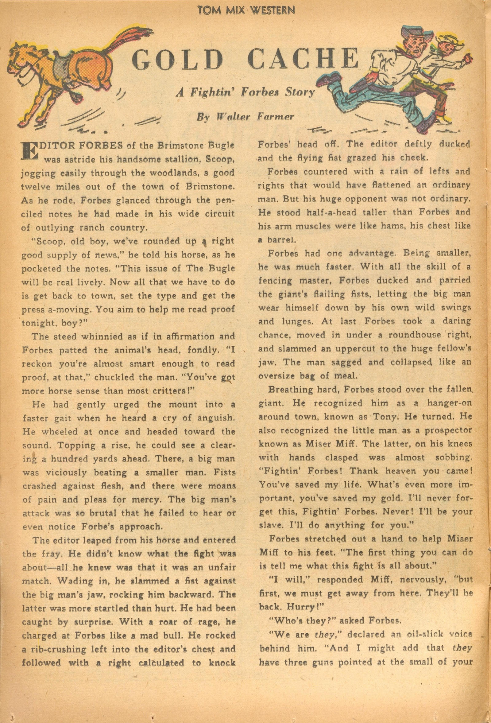 Read online Tom Mix Western (1948) comic -  Issue #49 - 12