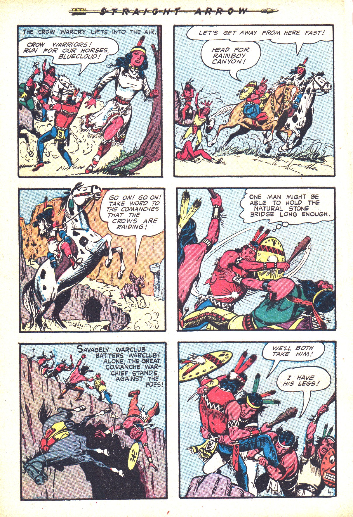 Read online Straight Arrow comic -  Issue #36 - 6