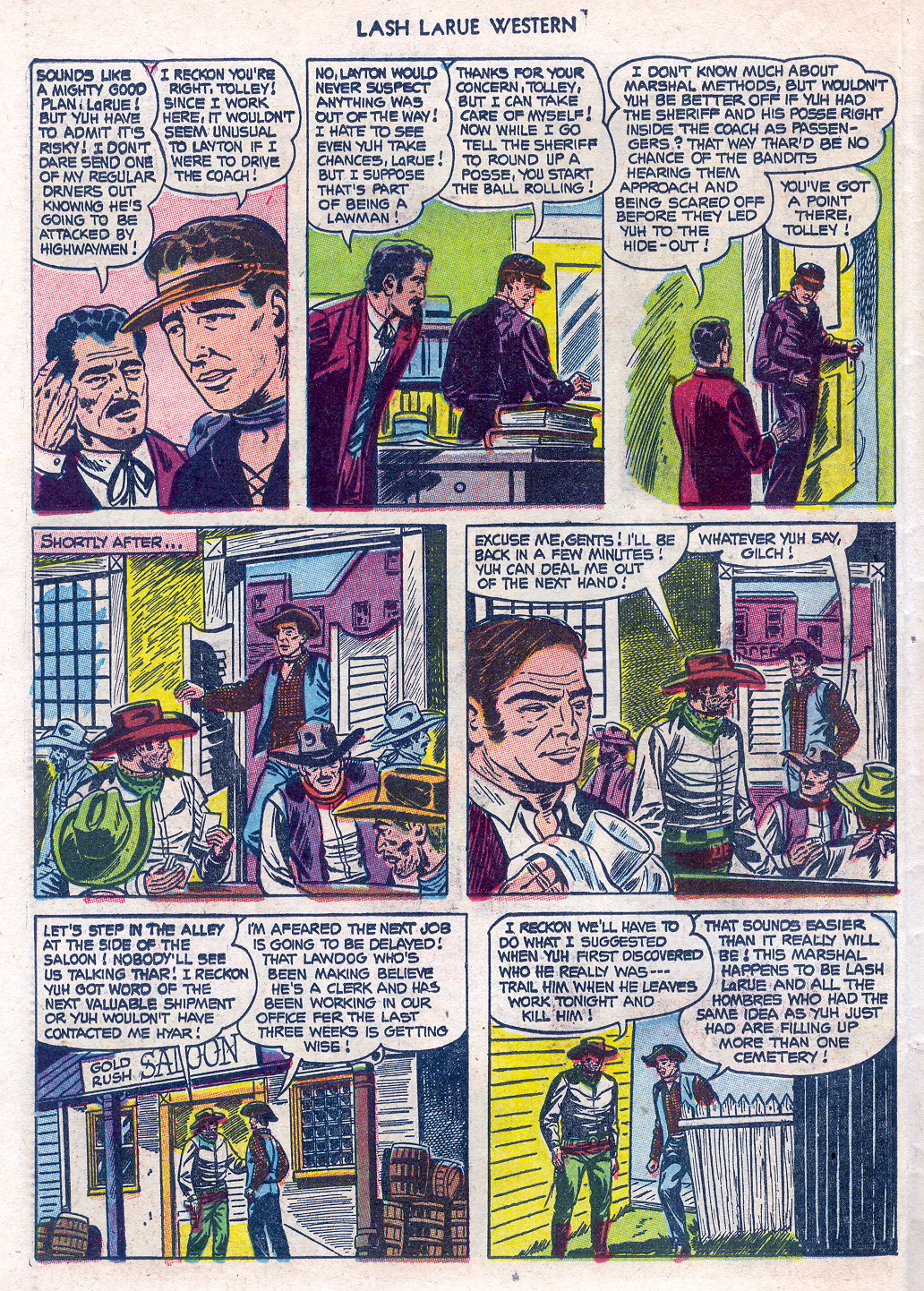 Read online Lash Larue Western (1949) comic -  Issue #45 - 26