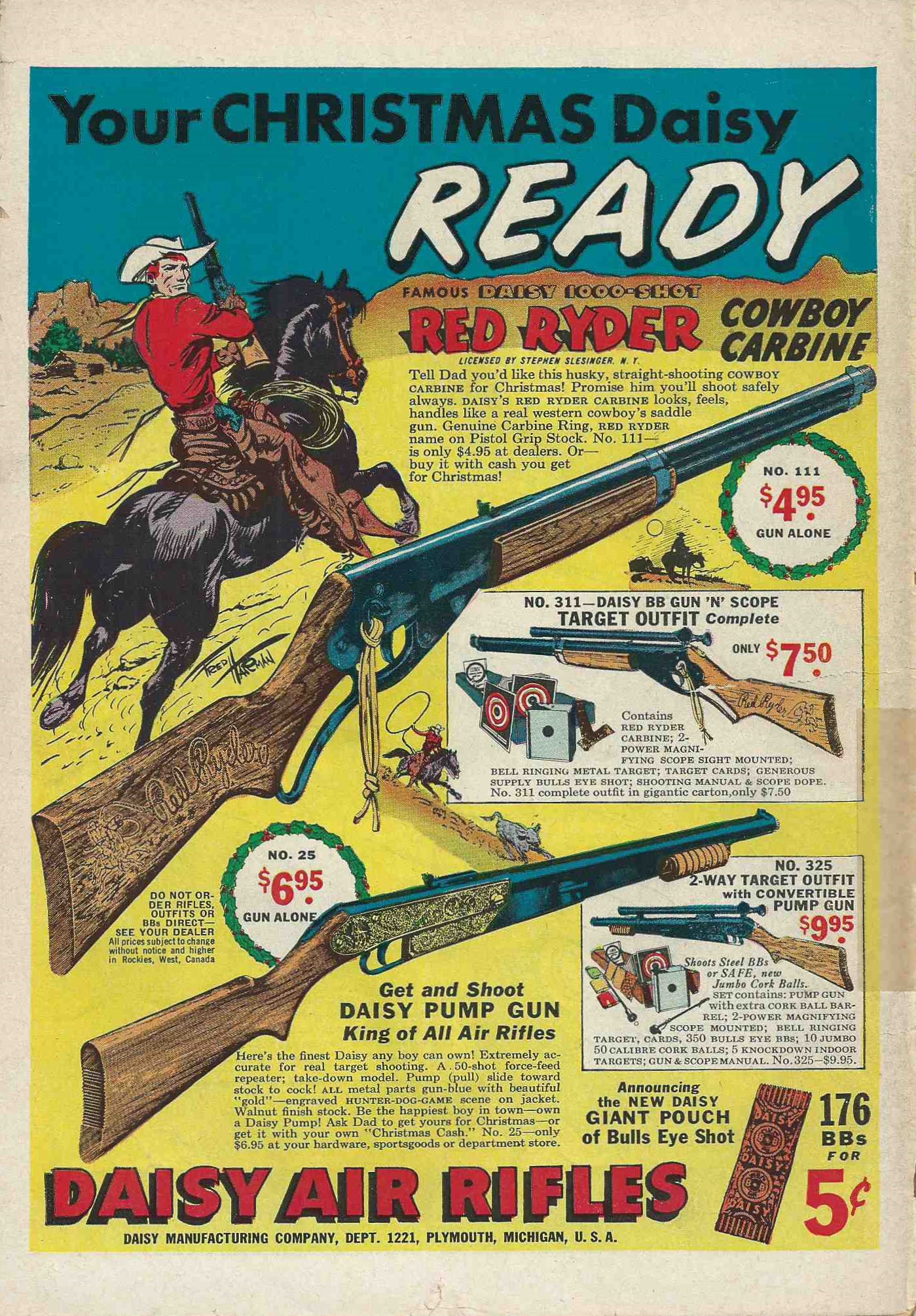 Read online Monte Hale Western comic -  Issue #57 - 36