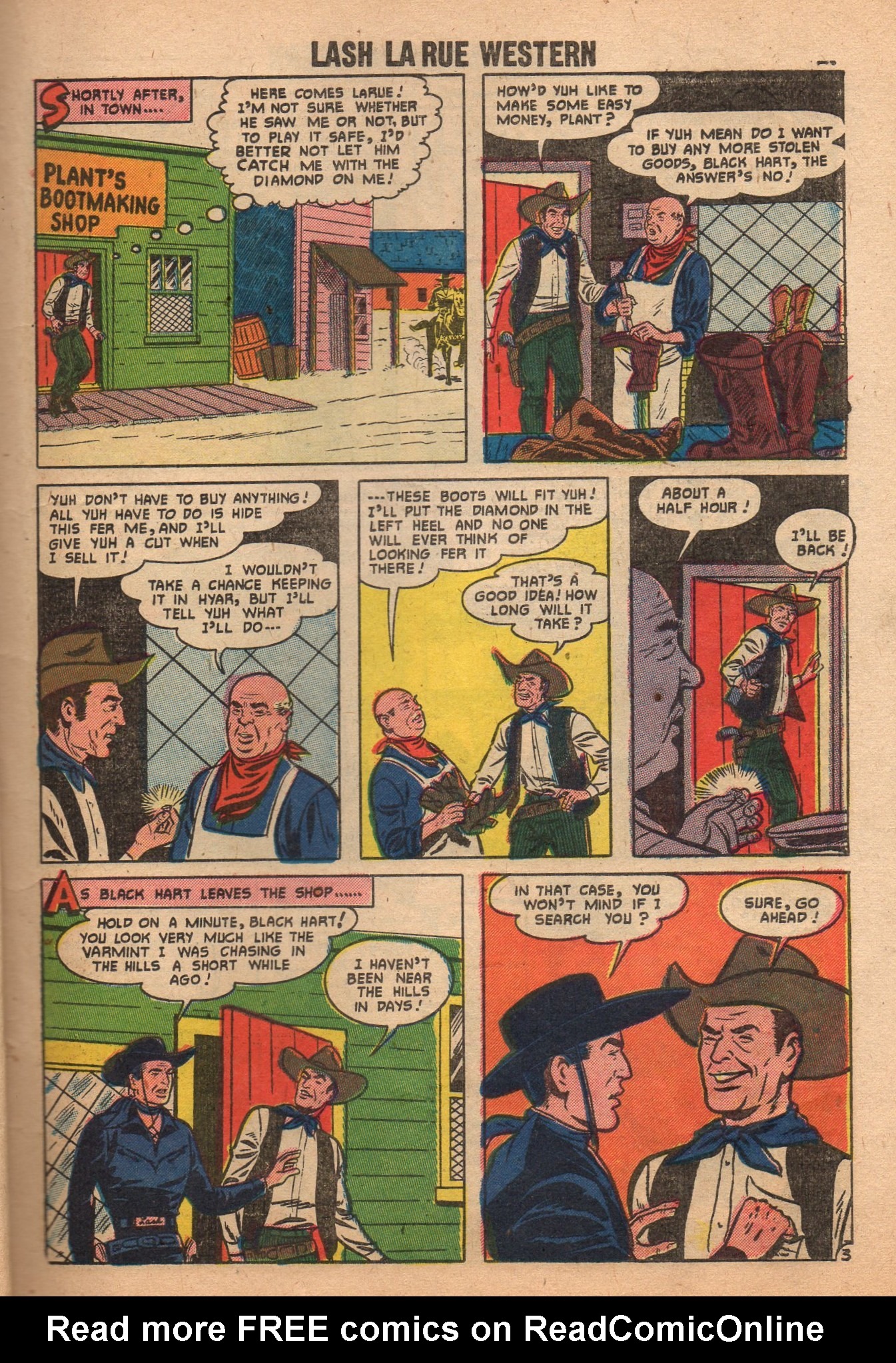 Read online Lash Larue Western (1949) comic -  Issue #65 - 23