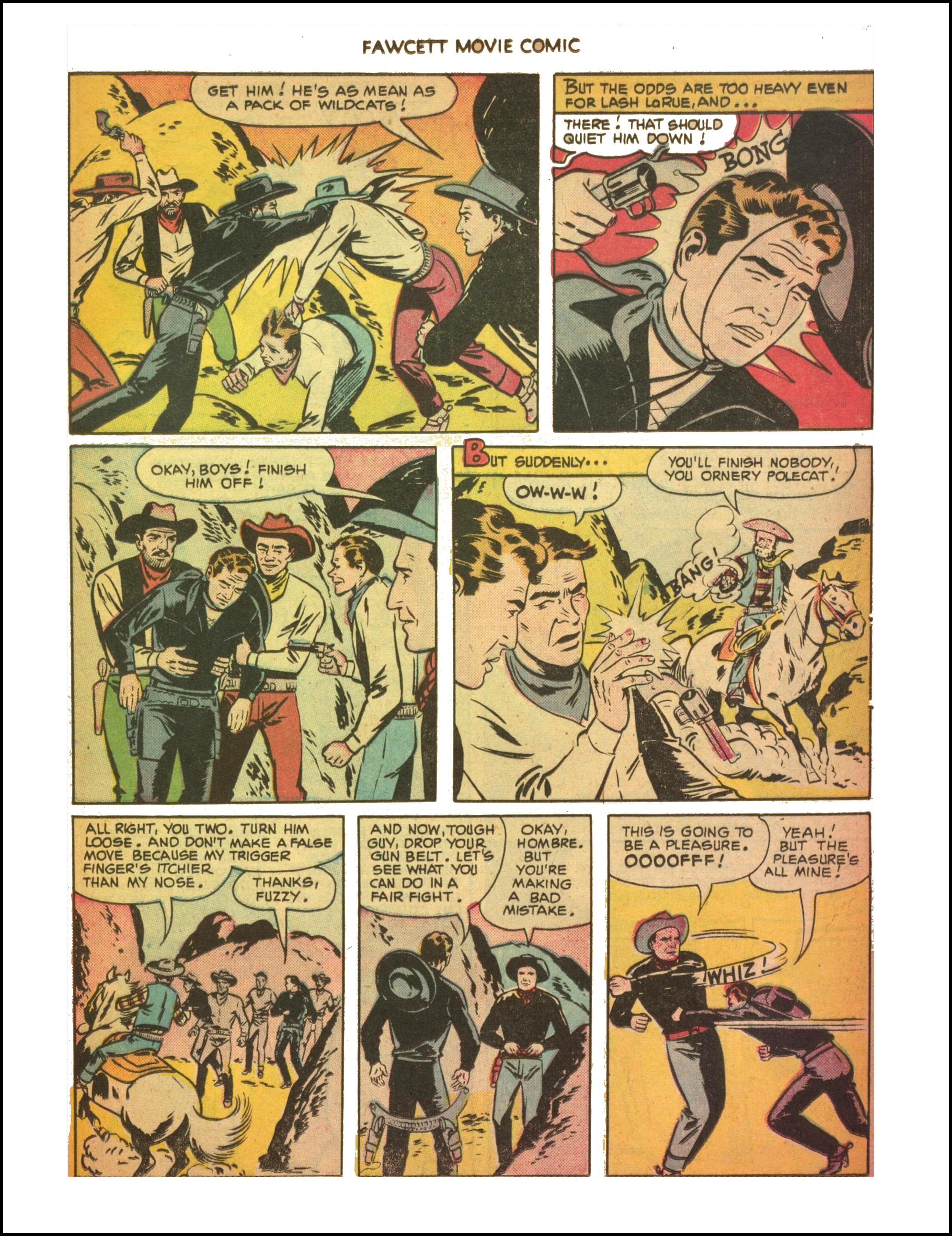 Read online Fawcett Movie Comic comic -  Issue #11 - 13