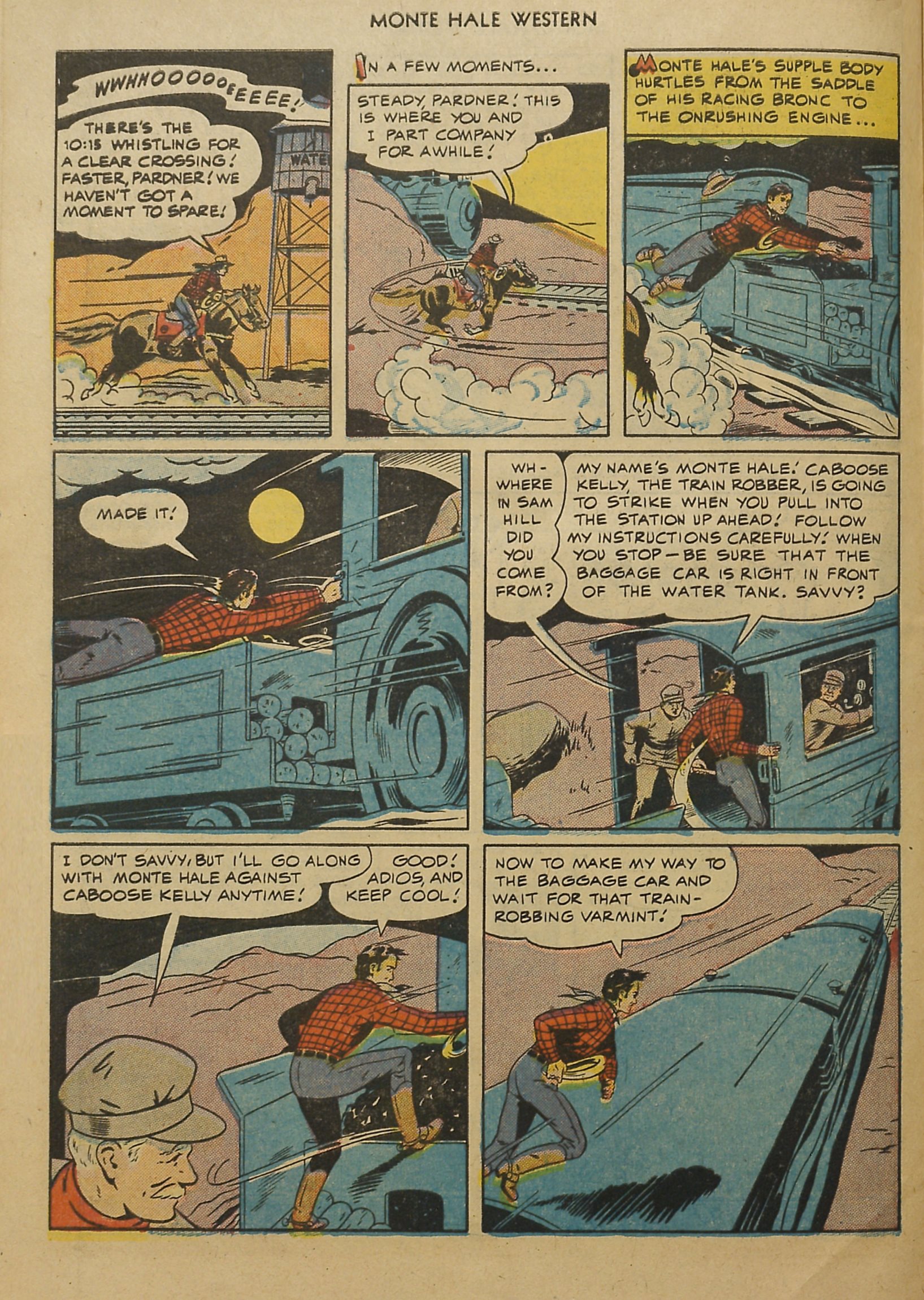 Read online Monte Hale Western comic -  Issue #52 - 22