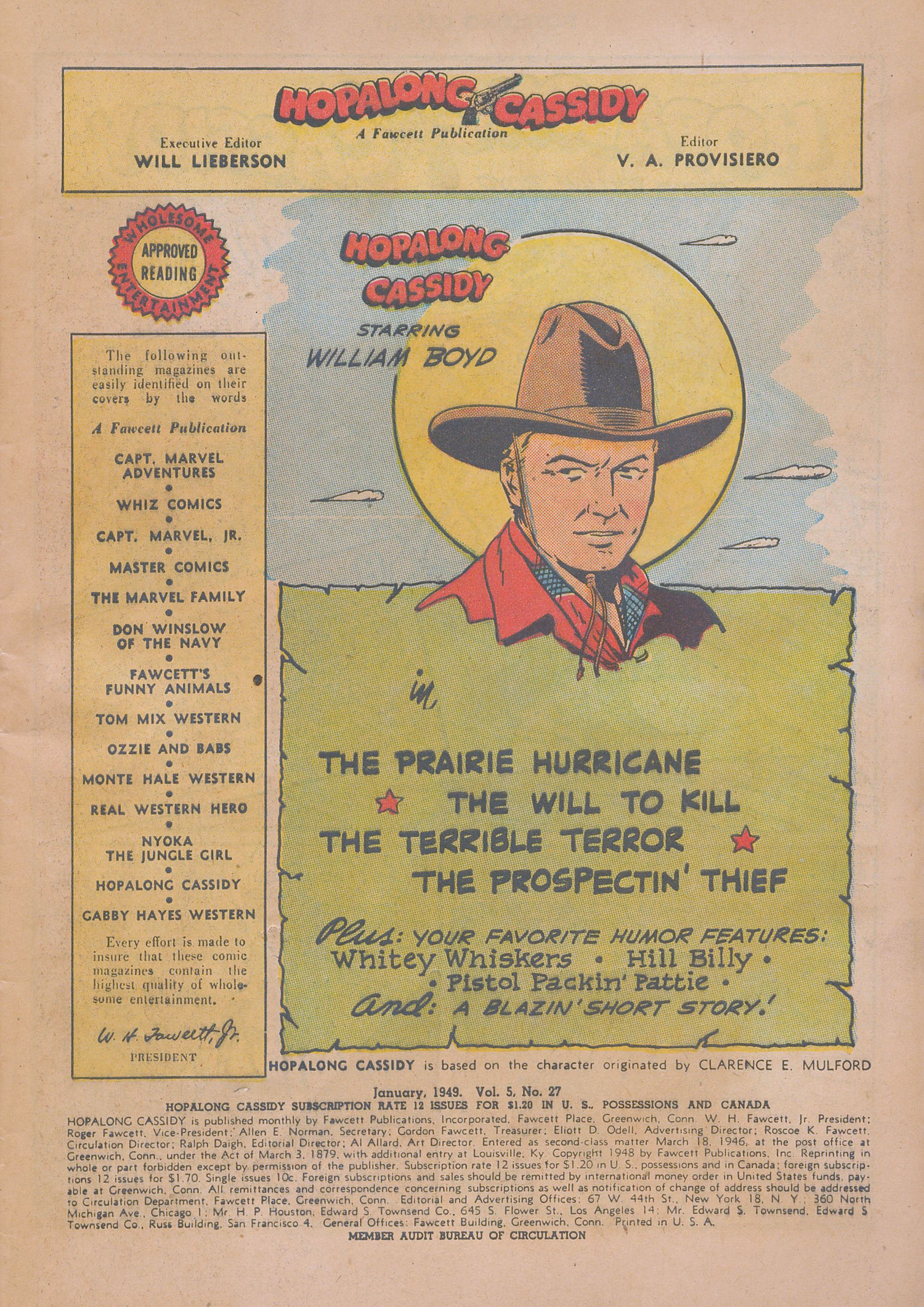 Read online Hopalong Cassidy comic -  Issue #27 - 3