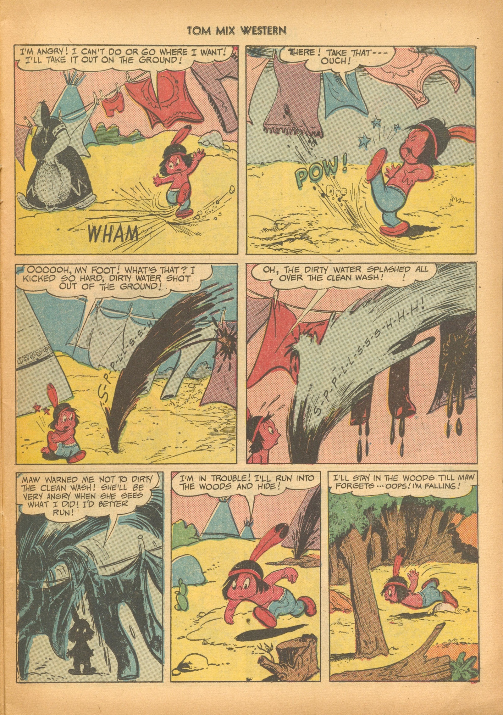 Read online Tom Mix Western (1948) comic -  Issue #33 - 15