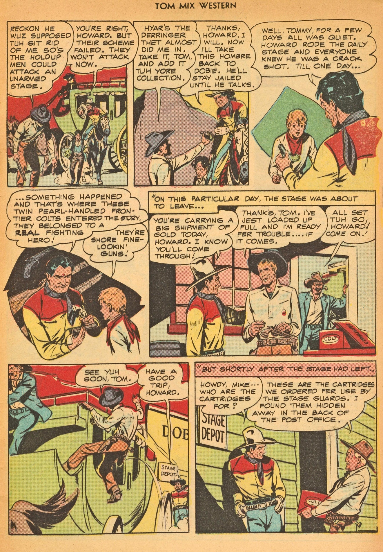 Read online Tom Mix Western (1948) comic -  Issue #8 - 45
