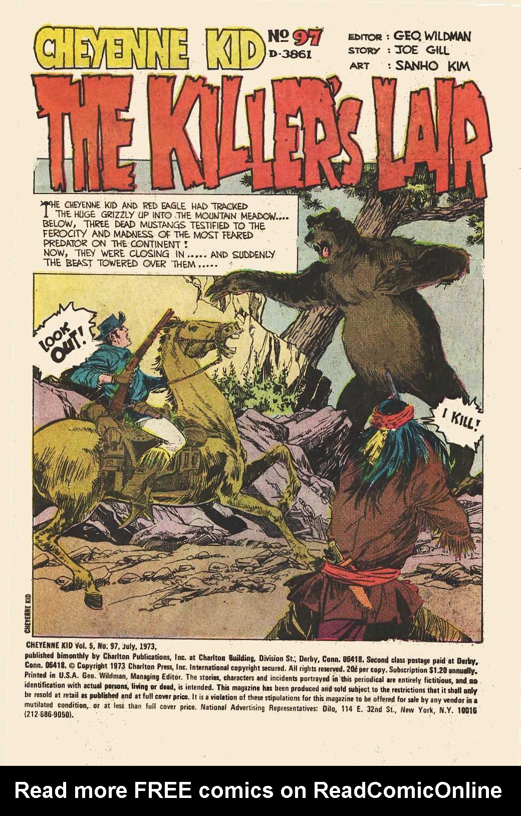 Read online Cheyenne Kid comic -  Issue #97 - 3