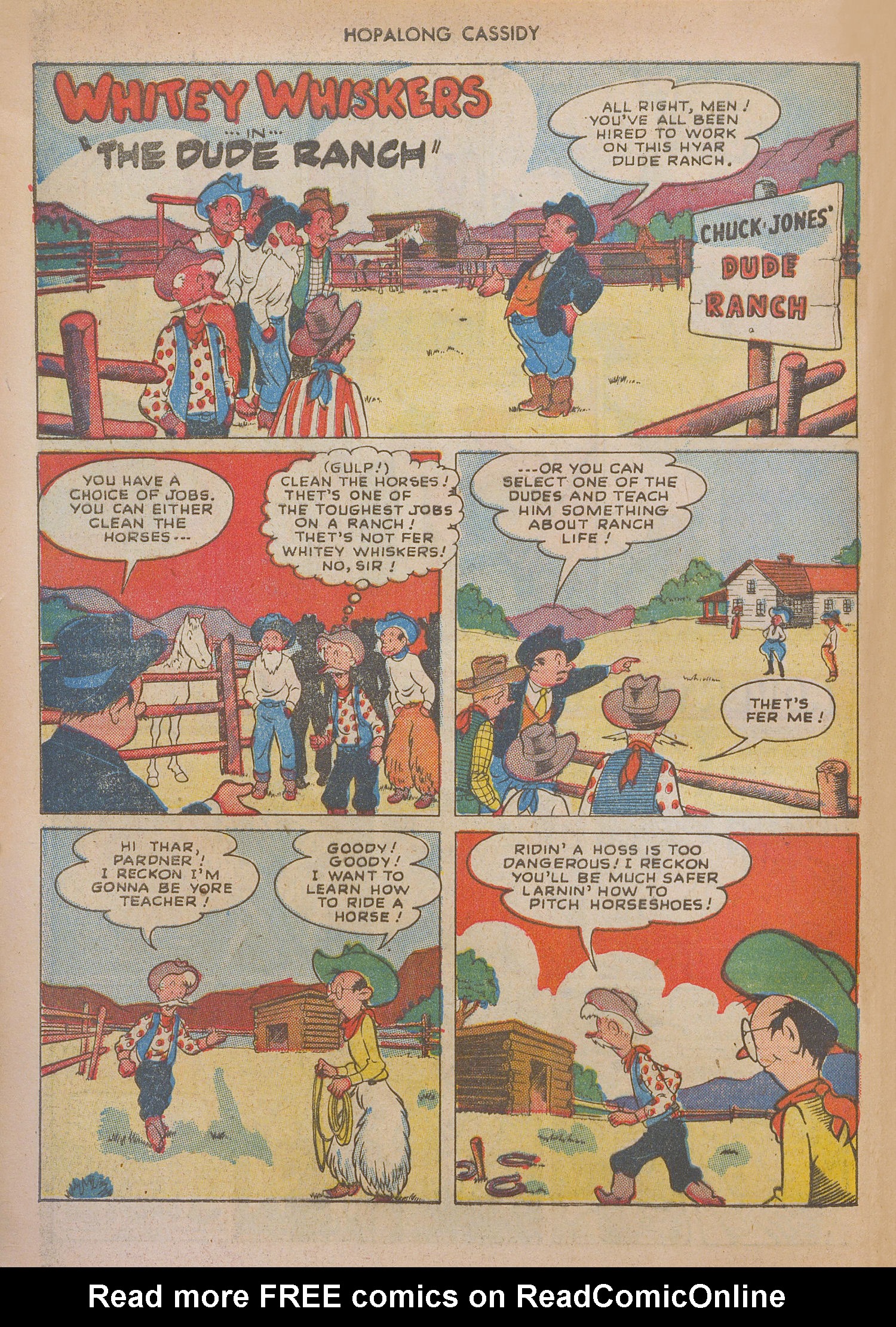 Read online Hopalong Cassidy comic -  Issue #27 - 34
