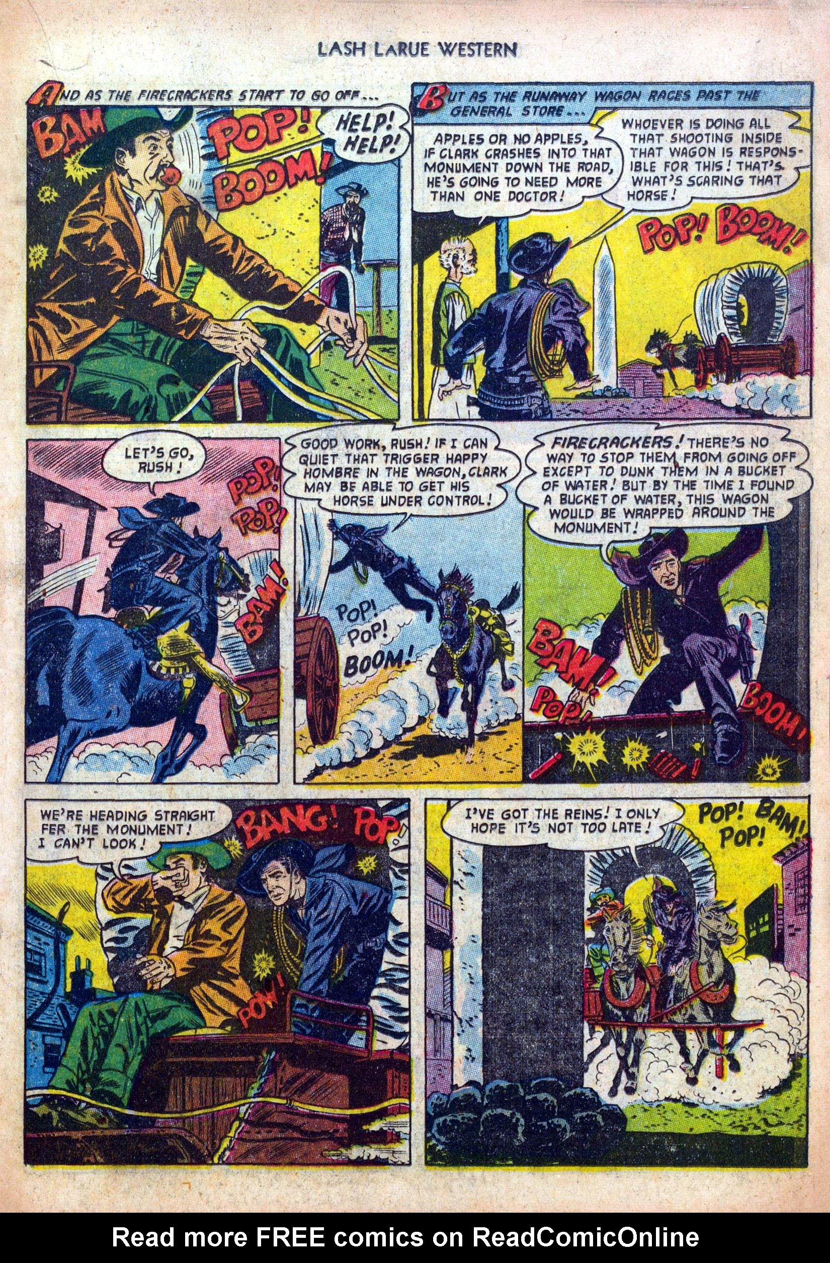 Read online Lash Larue Western (1949) comic -  Issue #39 - 19