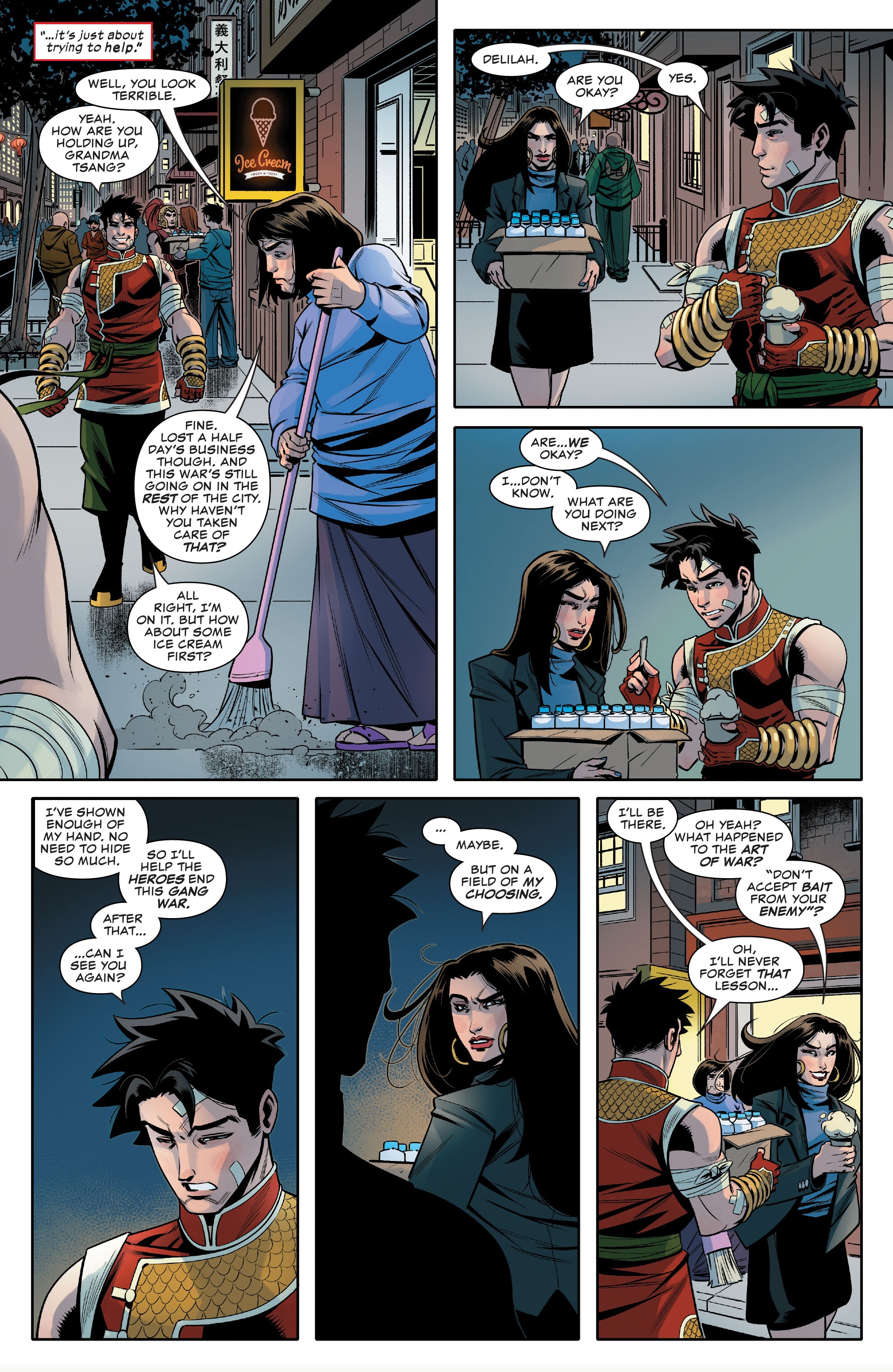 Read online Deadly Hands of Kung Fu: Gang War comic -  Issue #3 - 22