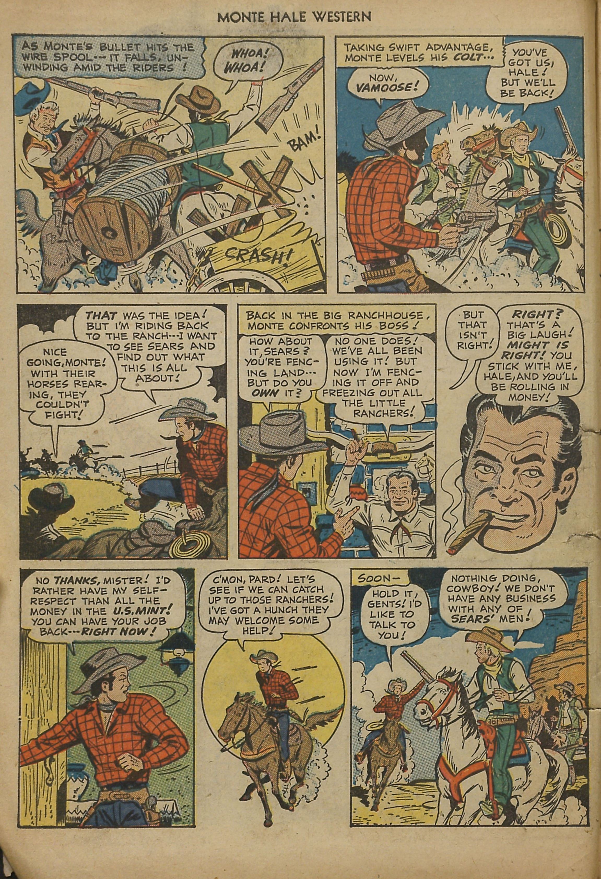 Read online Monte Hale Western comic -  Issue #45 - 7