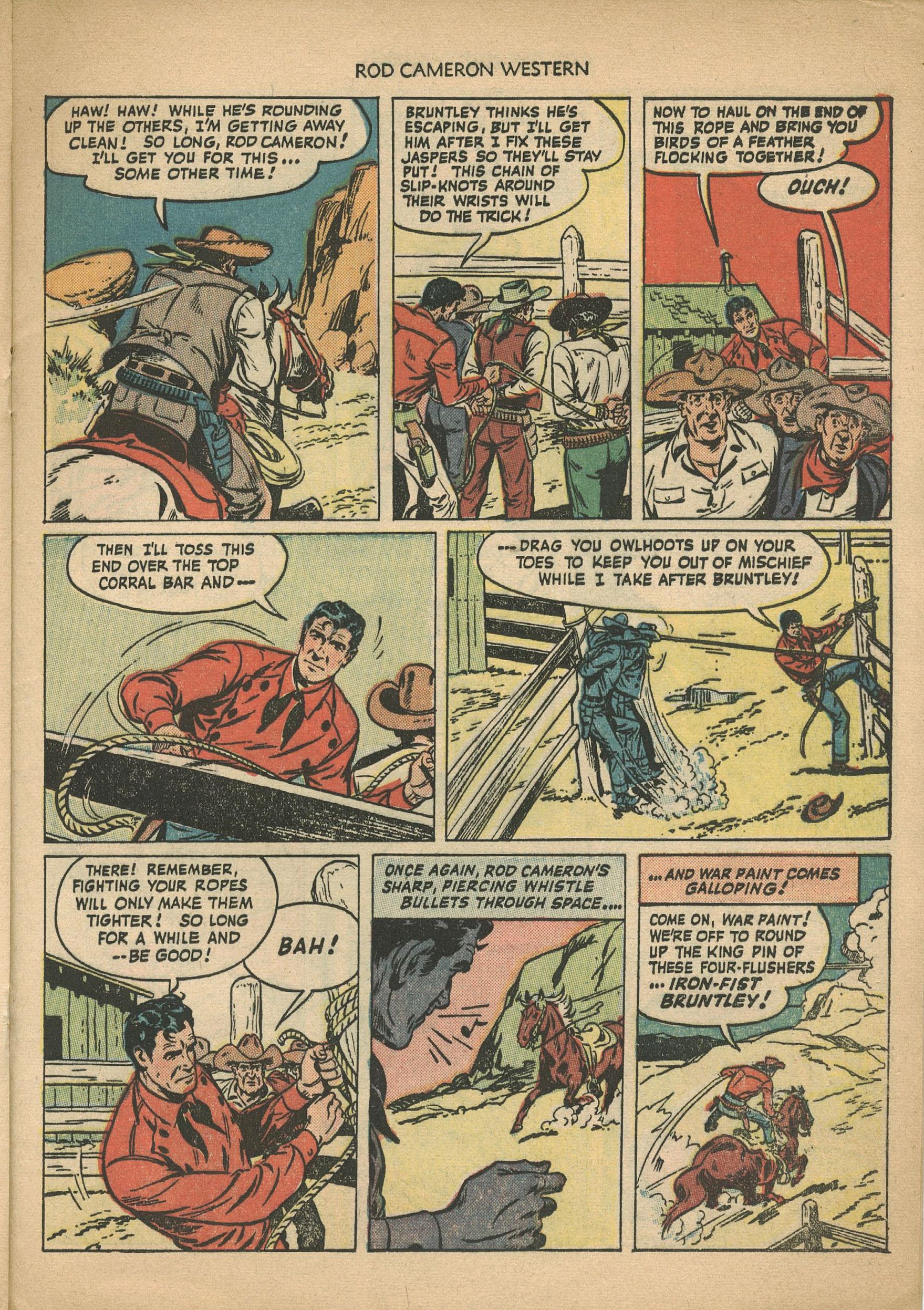 Read online Rod Cameron Western comic -  Issue #1 - 21