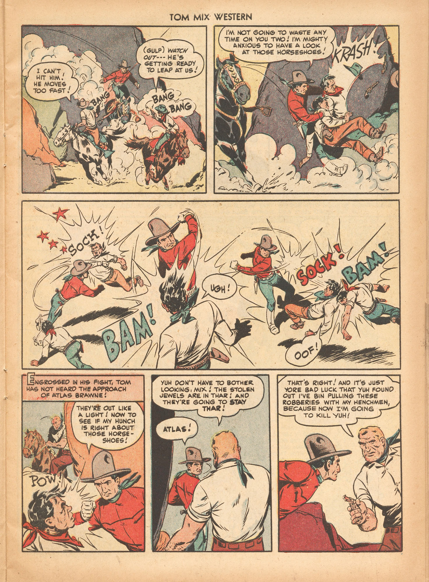 Read online Tom Mix Western (1948) comic -  Issue #23 - 19