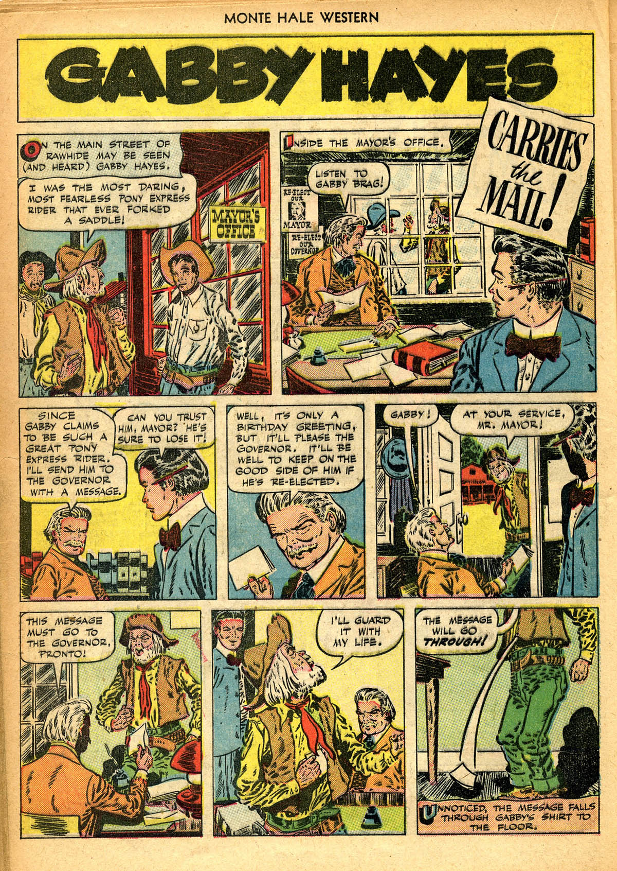 Read online Monte Hale Western comic -  Issue #44 - 37
