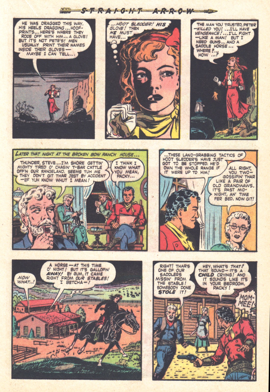 Read online Straight Arrow comic -  Issue #5 - 13