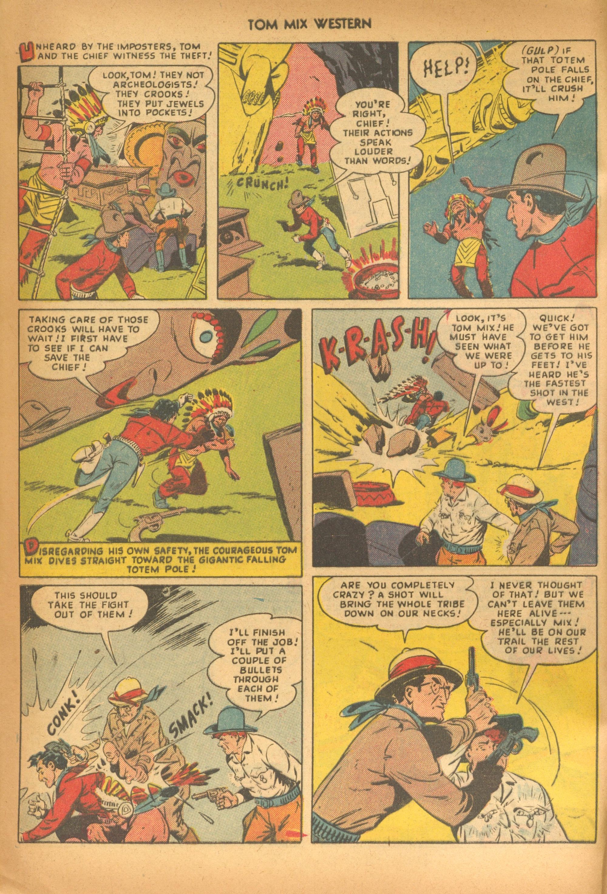 Read online Tom Mix Western (1948) comic -  Issue #20 - 8