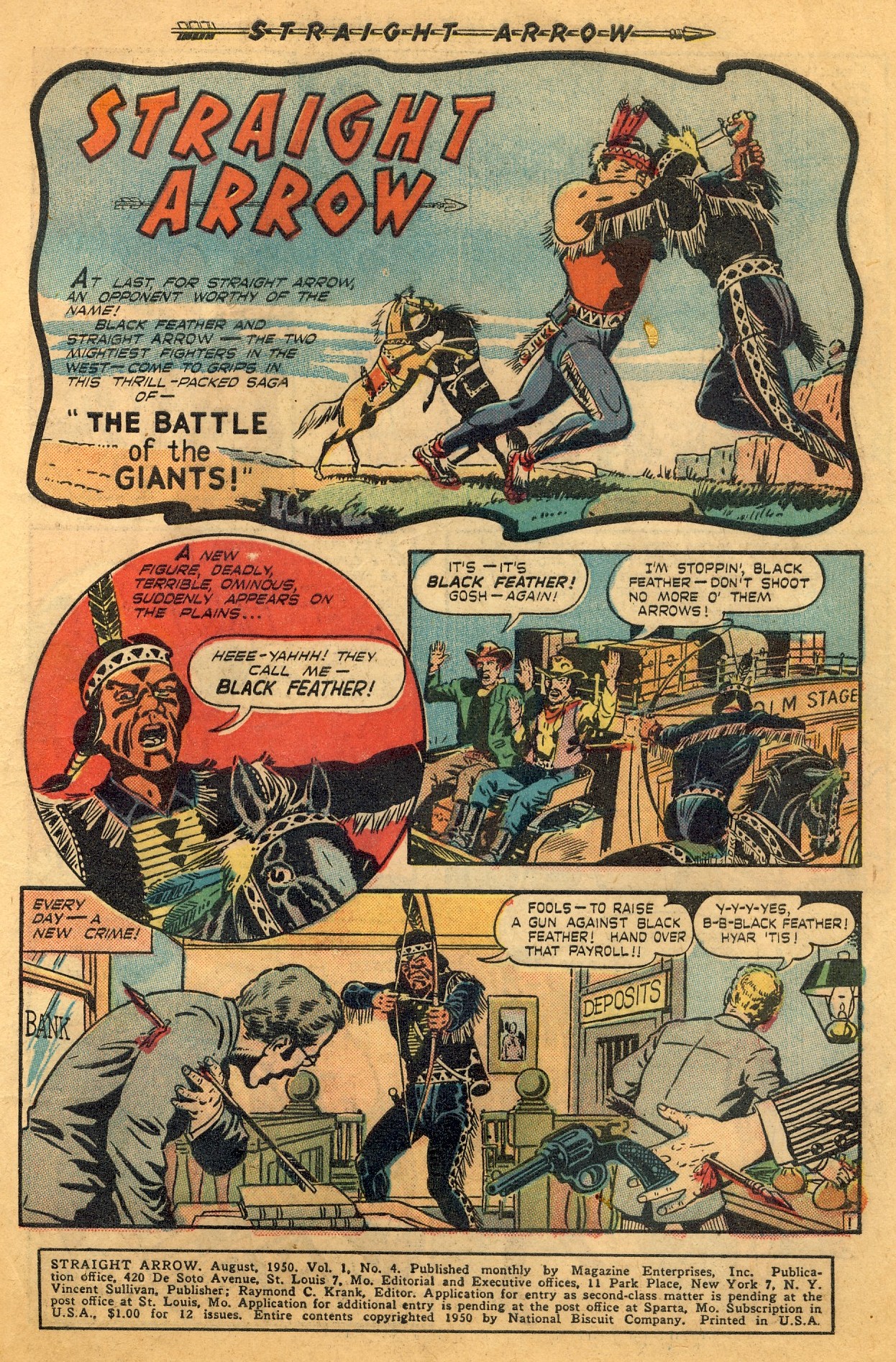 Read online Straight Arrow comic -  Issue #4 - 3