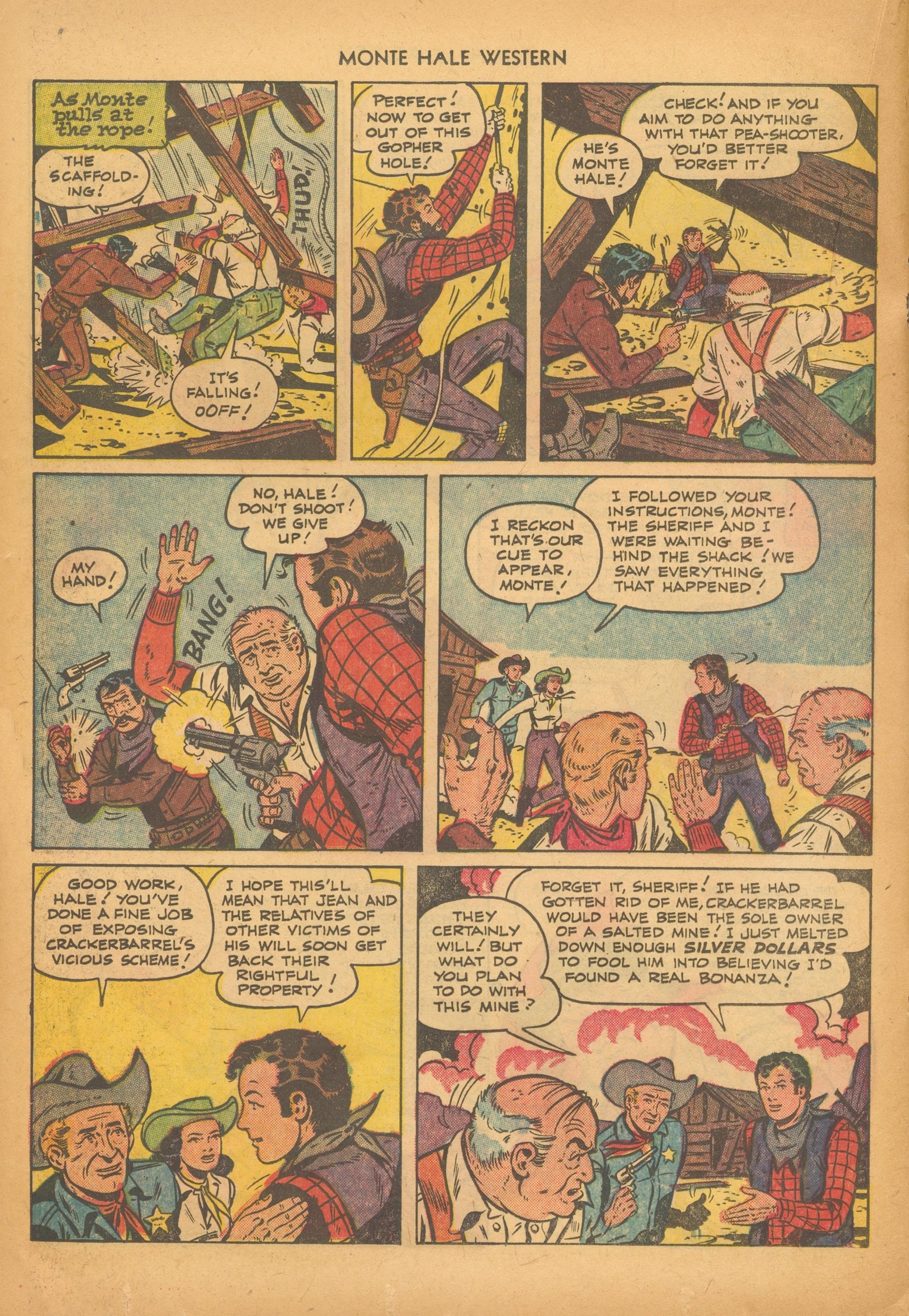 Read online Monte Hale Western comic -  Issue #72 - 22