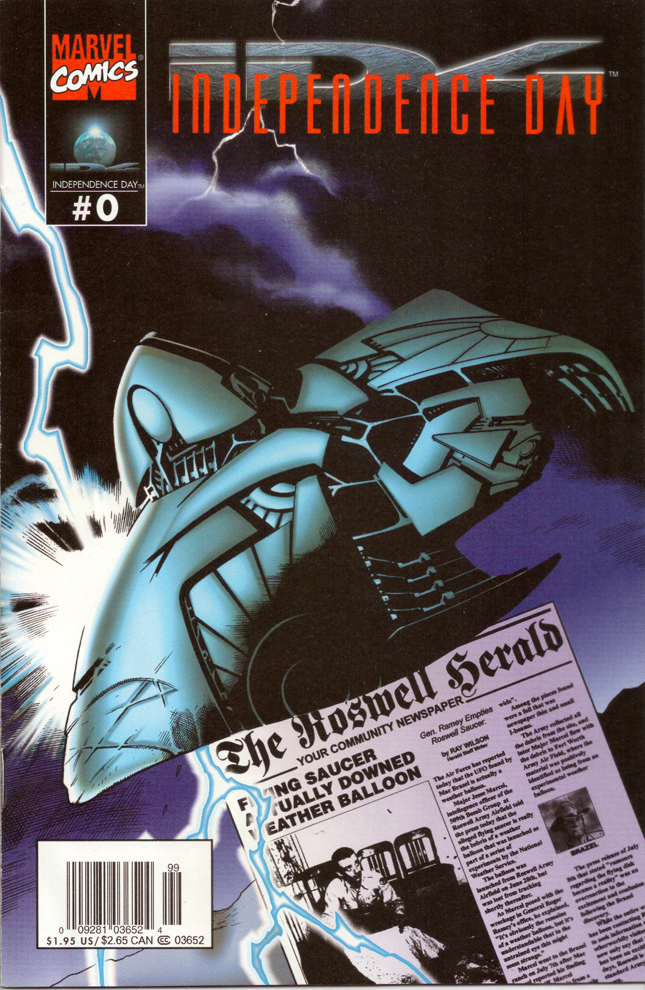 Read online Independence Day (1996) comic -  Issue #0 - 1