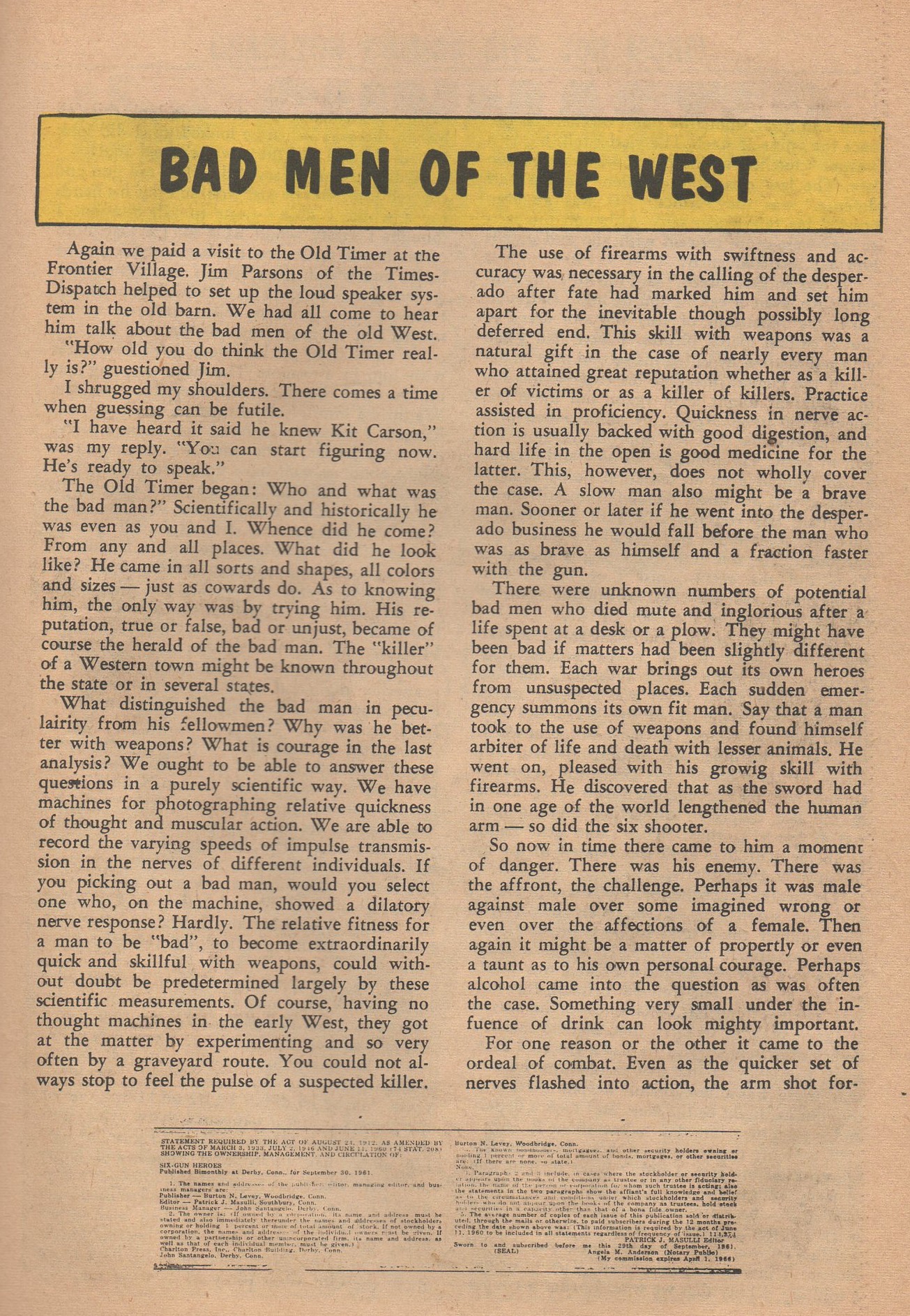 Read online Six-Gun Heroes comic -  Issue #68 - 23