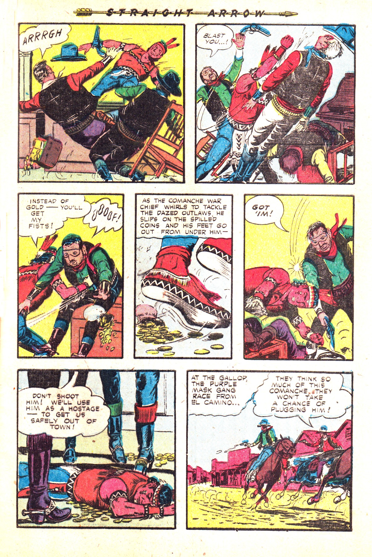 Read online Straight Arrow comic -  Issue #33 - 5