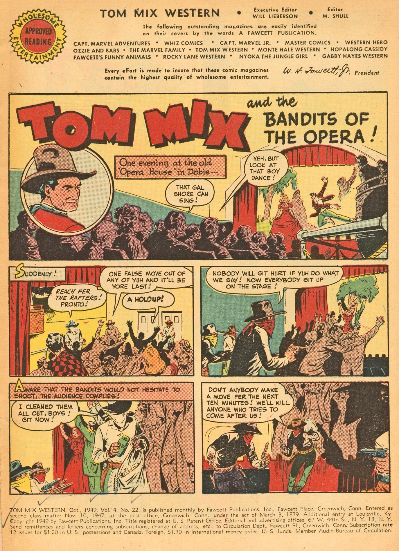 Read online Tom Mix Western (1948) comic -  Issue #22 - 3