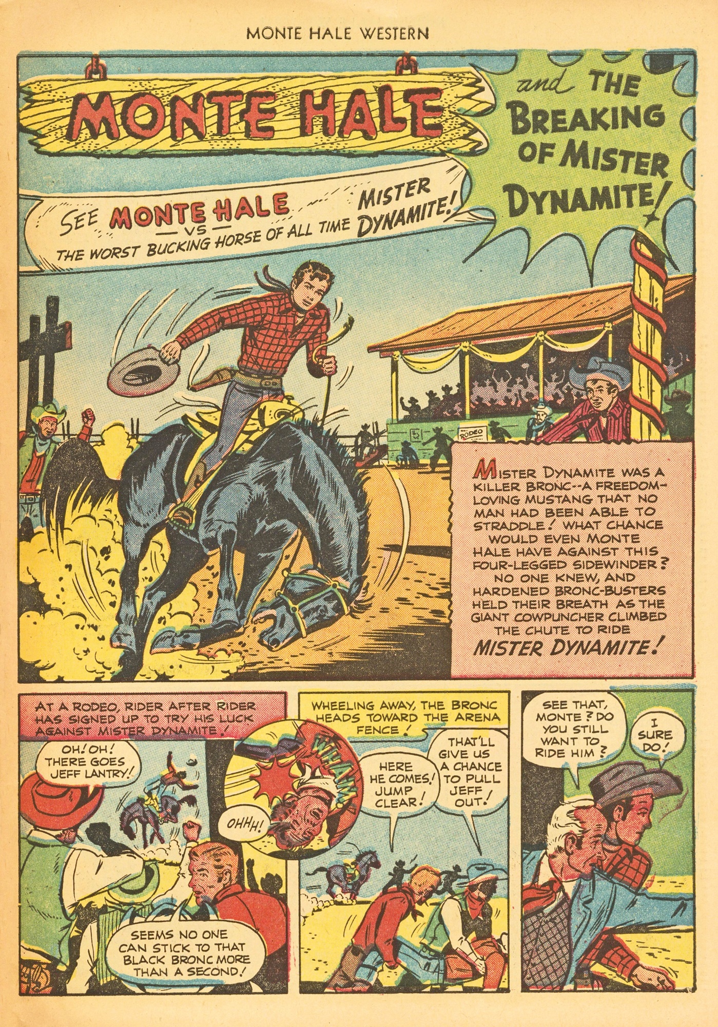 Read online Monte Hale Western comic -  Issue #66 - 27