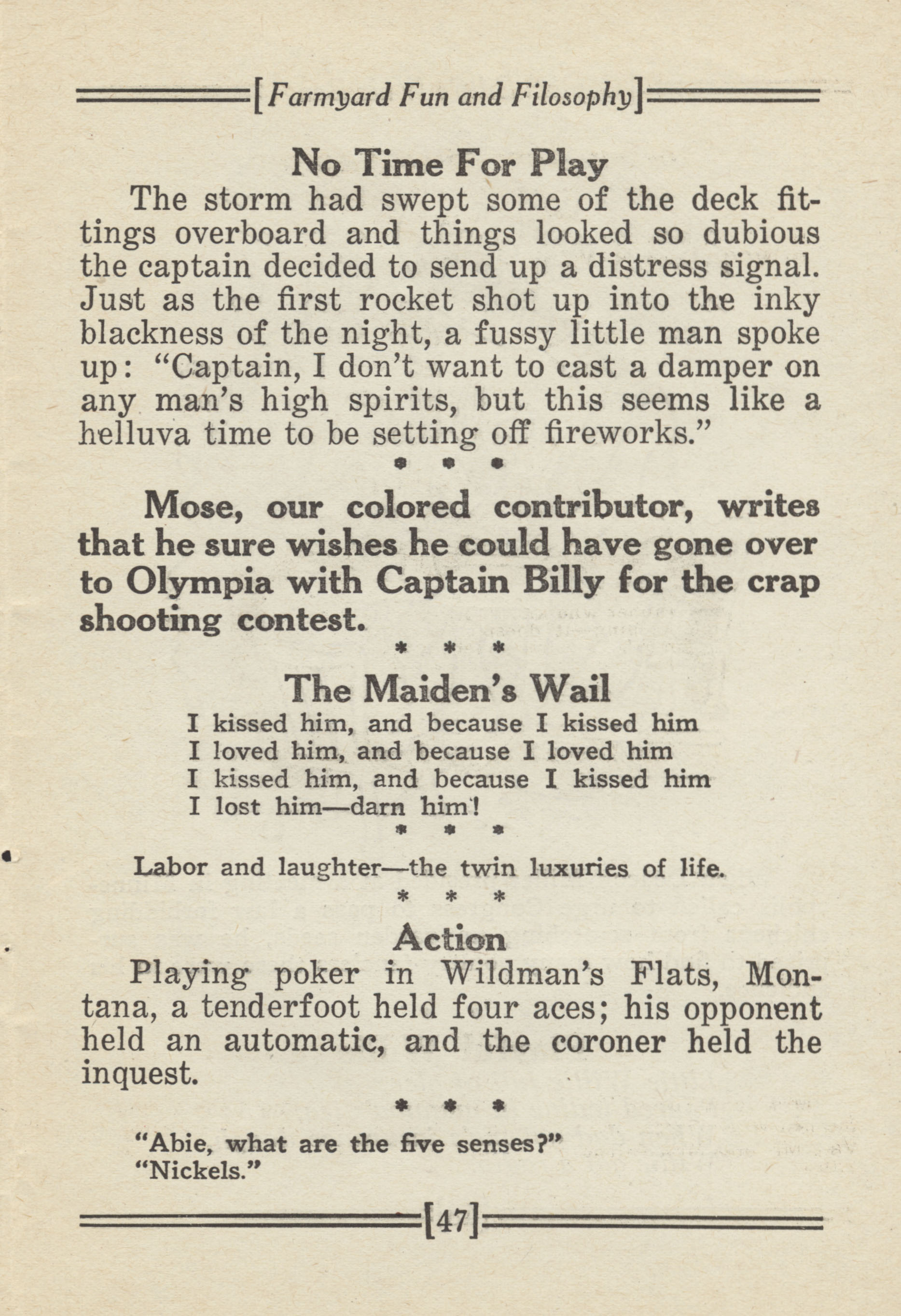 Read online Captain Billy's Whiz Bang comic -  Issue #12 - 52