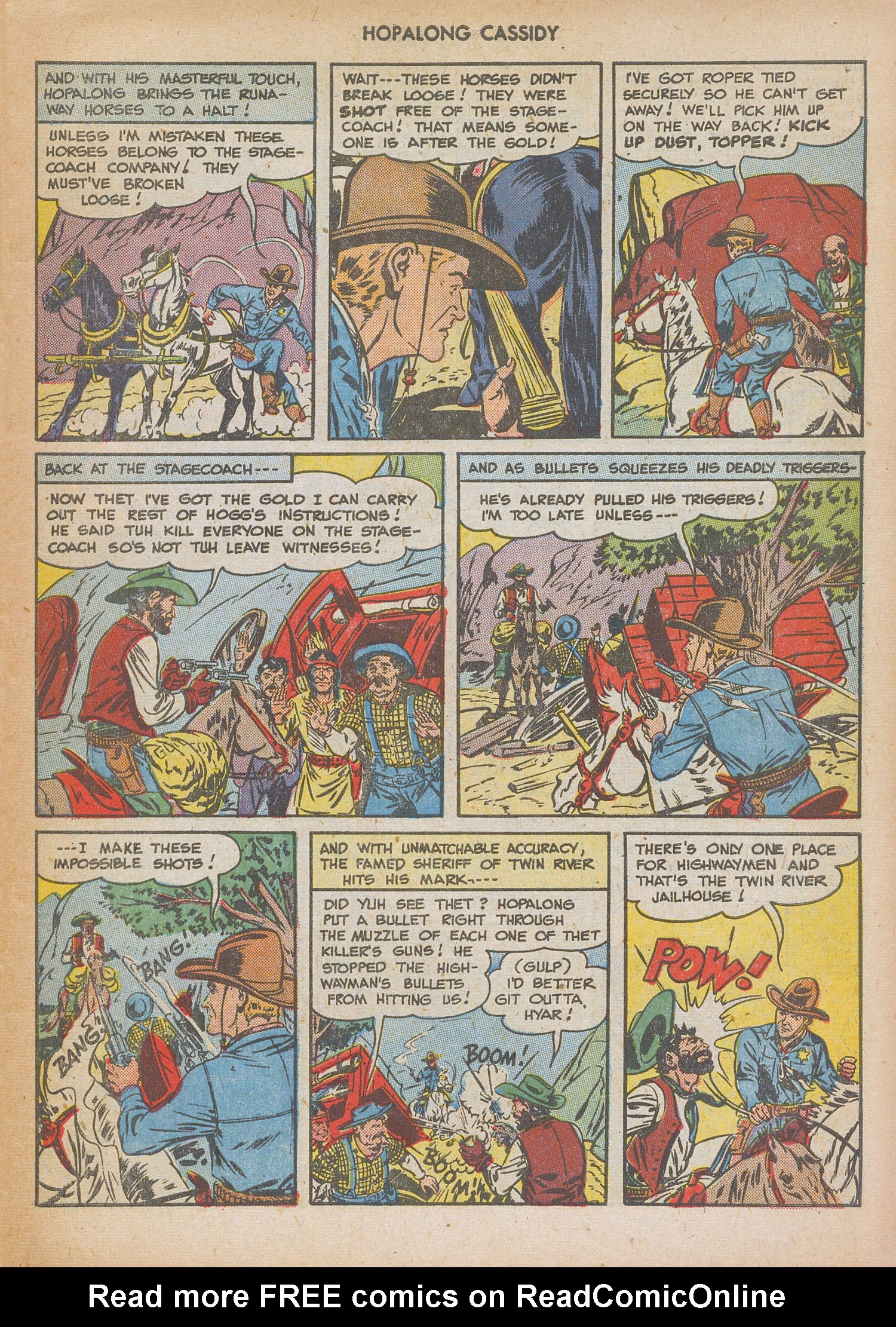 Read online Hopalong Cassidy comic -  Issue #32 - 9