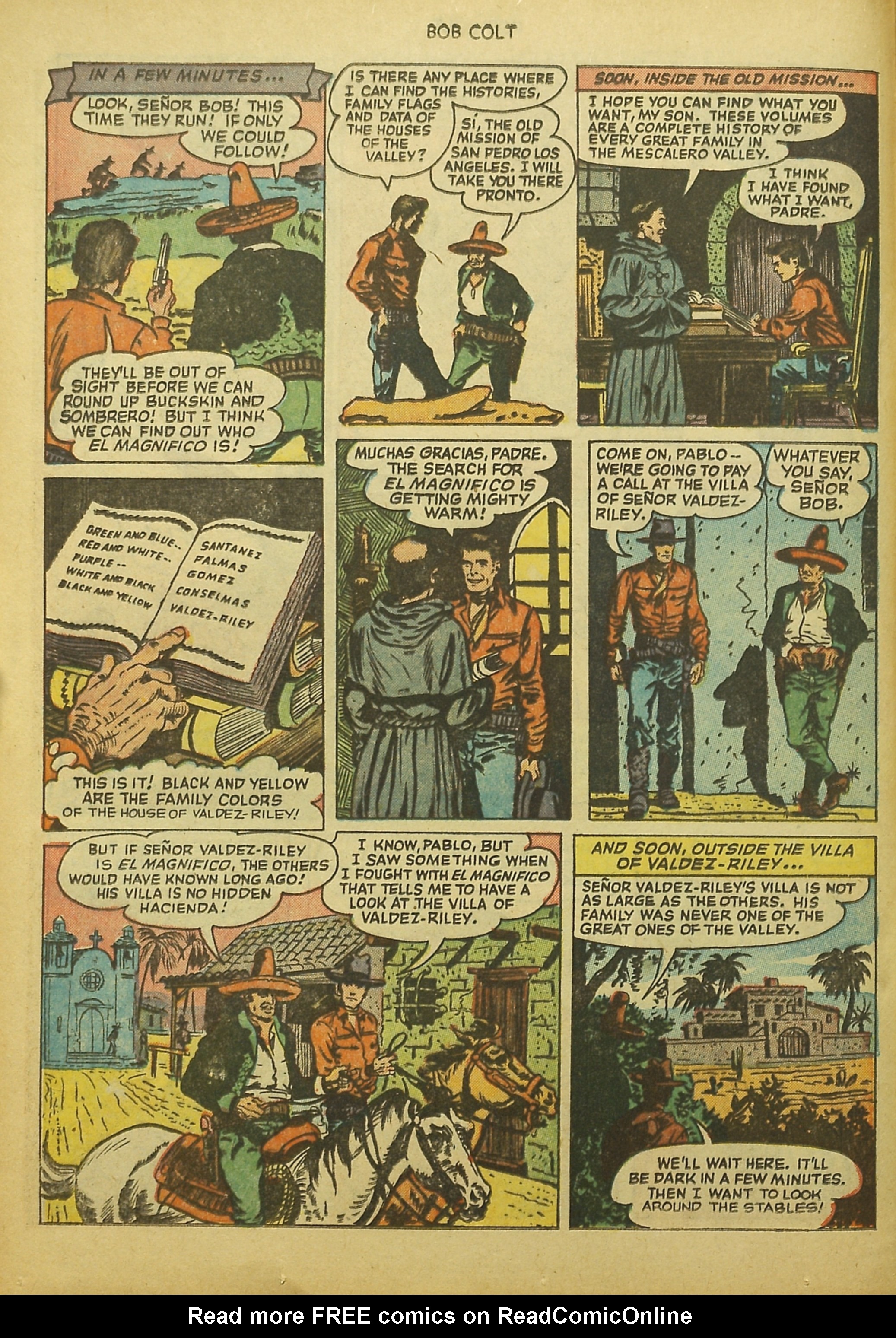 Read online Bob Colt Western comic -  Issue #9 - 12