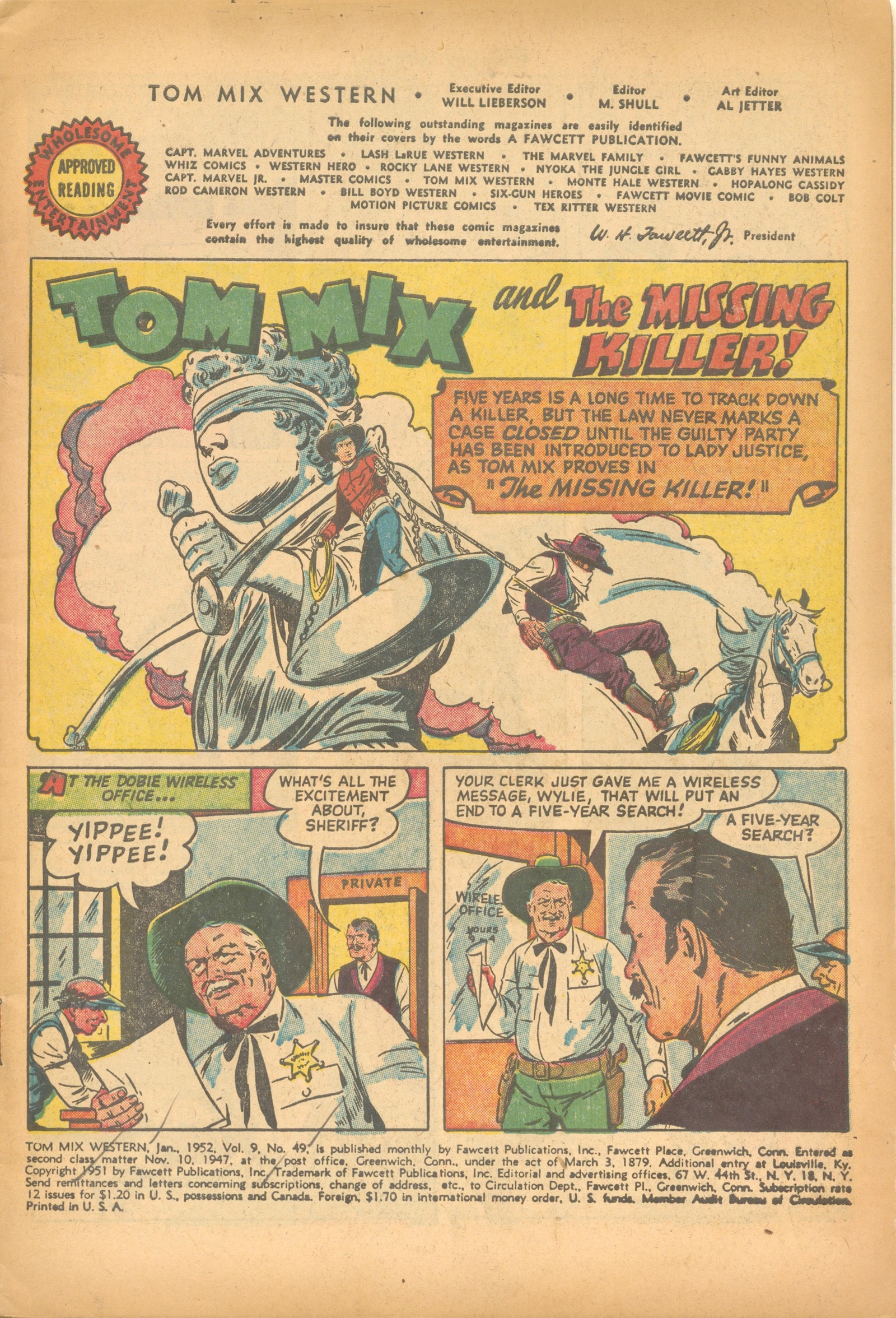 Read online Tom Mix Western (1948) comic -  Issue #49 - 3