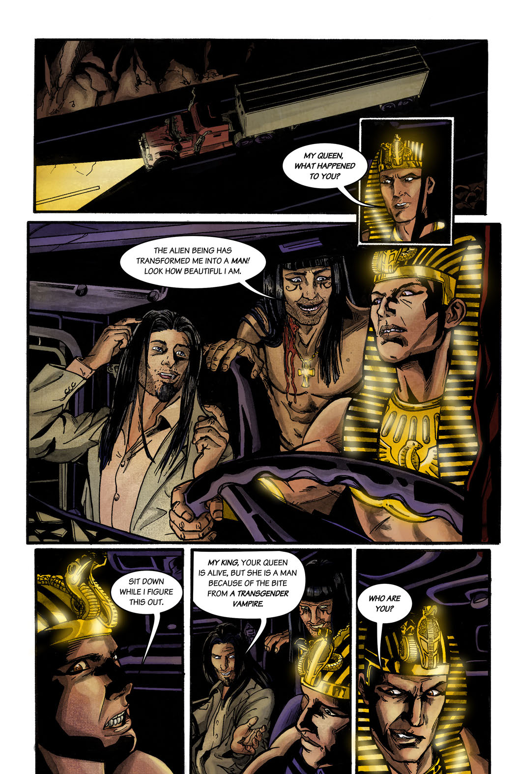 Read online King Tut: Truck Driving Pharaoh comic -  Issue #2 - 3